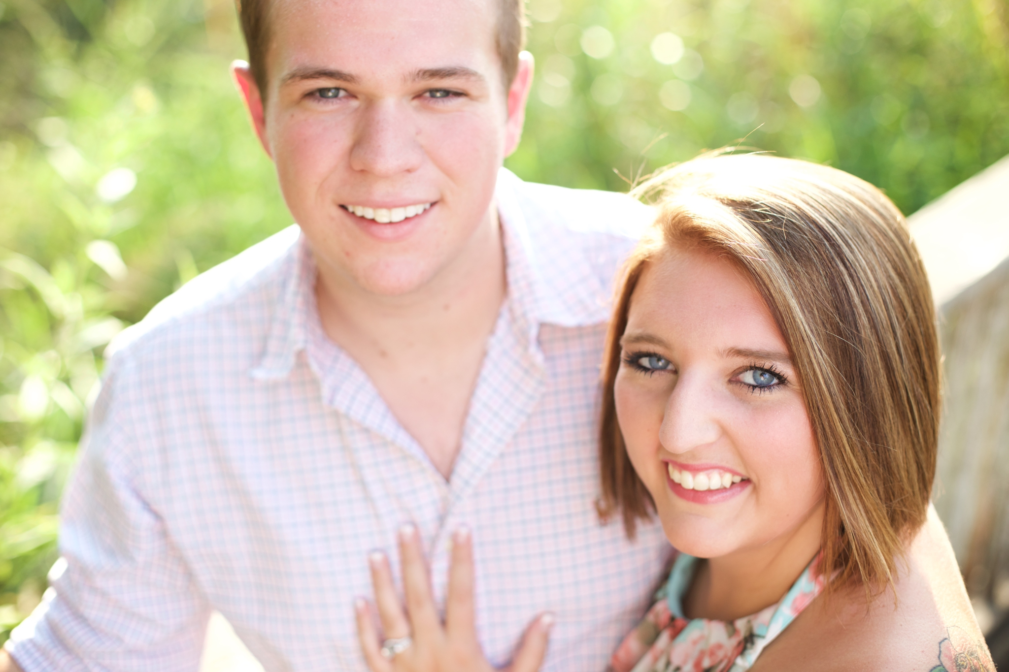 Sunny Engagement session with dogs in San Antonio, TX by Dawn Elizabeth Studios