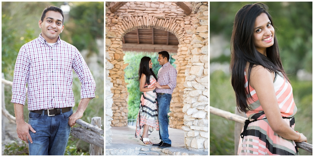 Couples photos at the San Antonio Japanese Tea Gardens by Dawn Elizabeth Studios