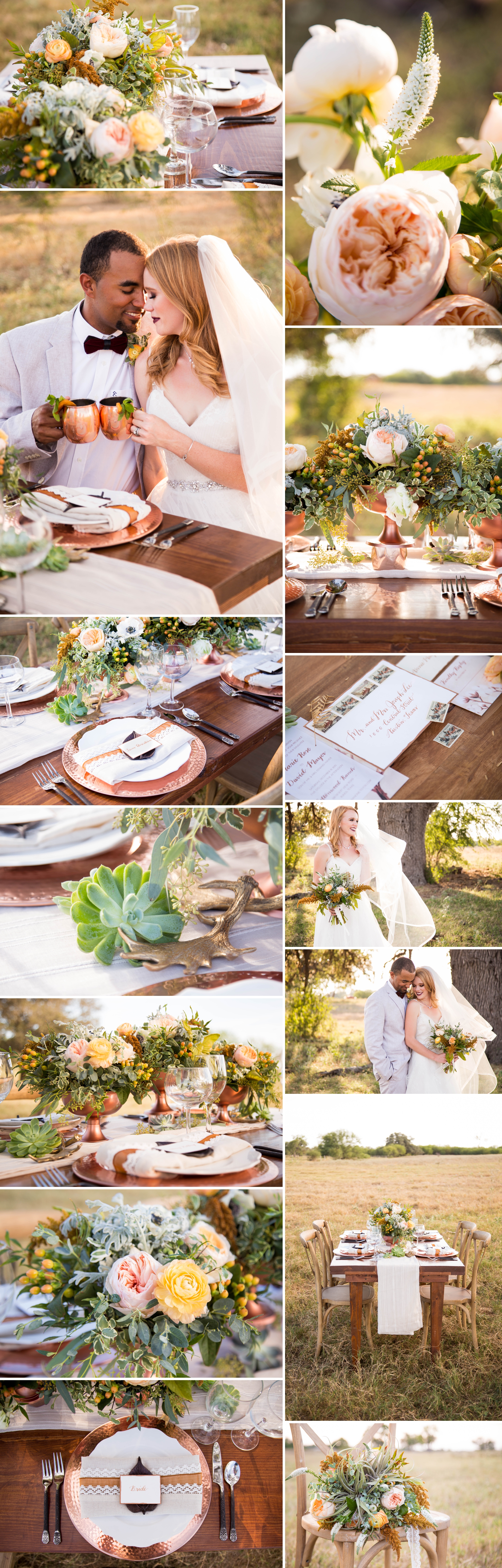 Copper themed wedding by Dawn Elizabeth Studios - San Antonio Wedding Photographer