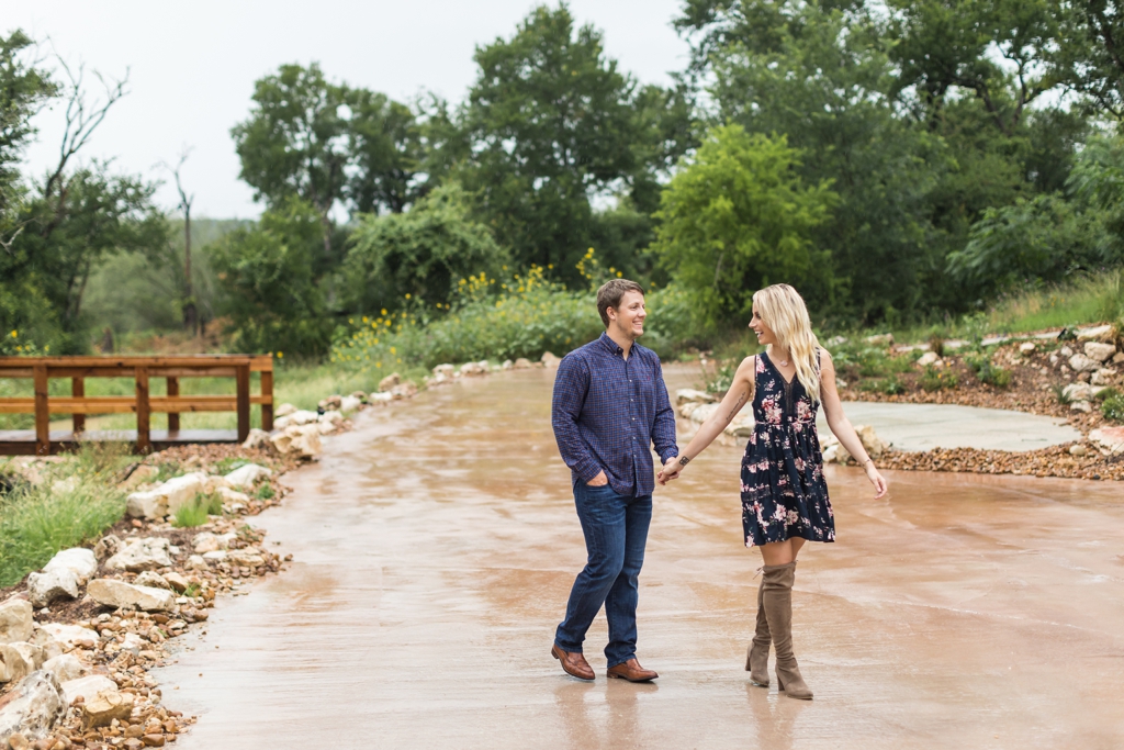 A Rainy Texas Engagement Session at Geronimo Oaks in Seguin, TX | Seguin Wedding Photographer