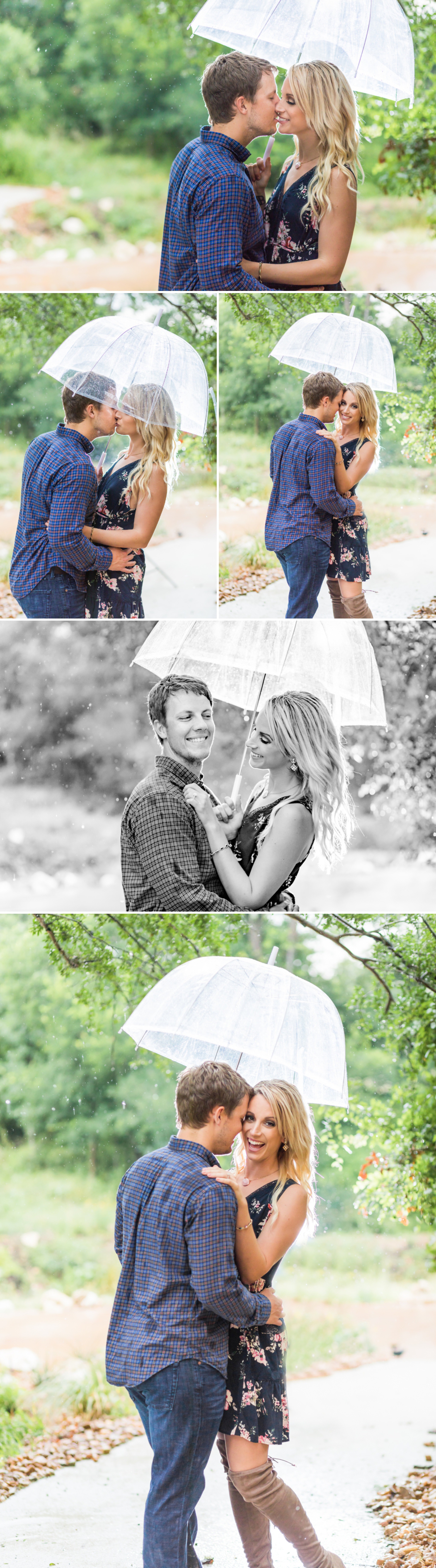 A Rainy Texas Engagement Session at Geronimo Oaks in Seguin, TX | Seguin Wedding Photographer