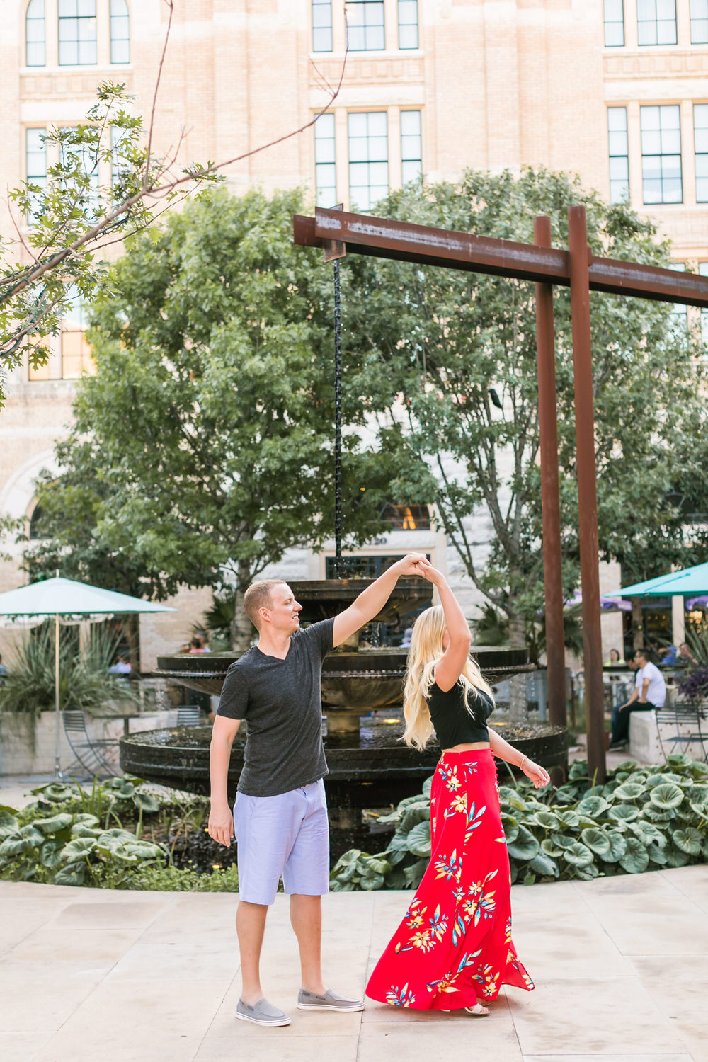 Summer Engagement Session at The Pearl in San Antonio, TX by Dawn Elizabeth Studios