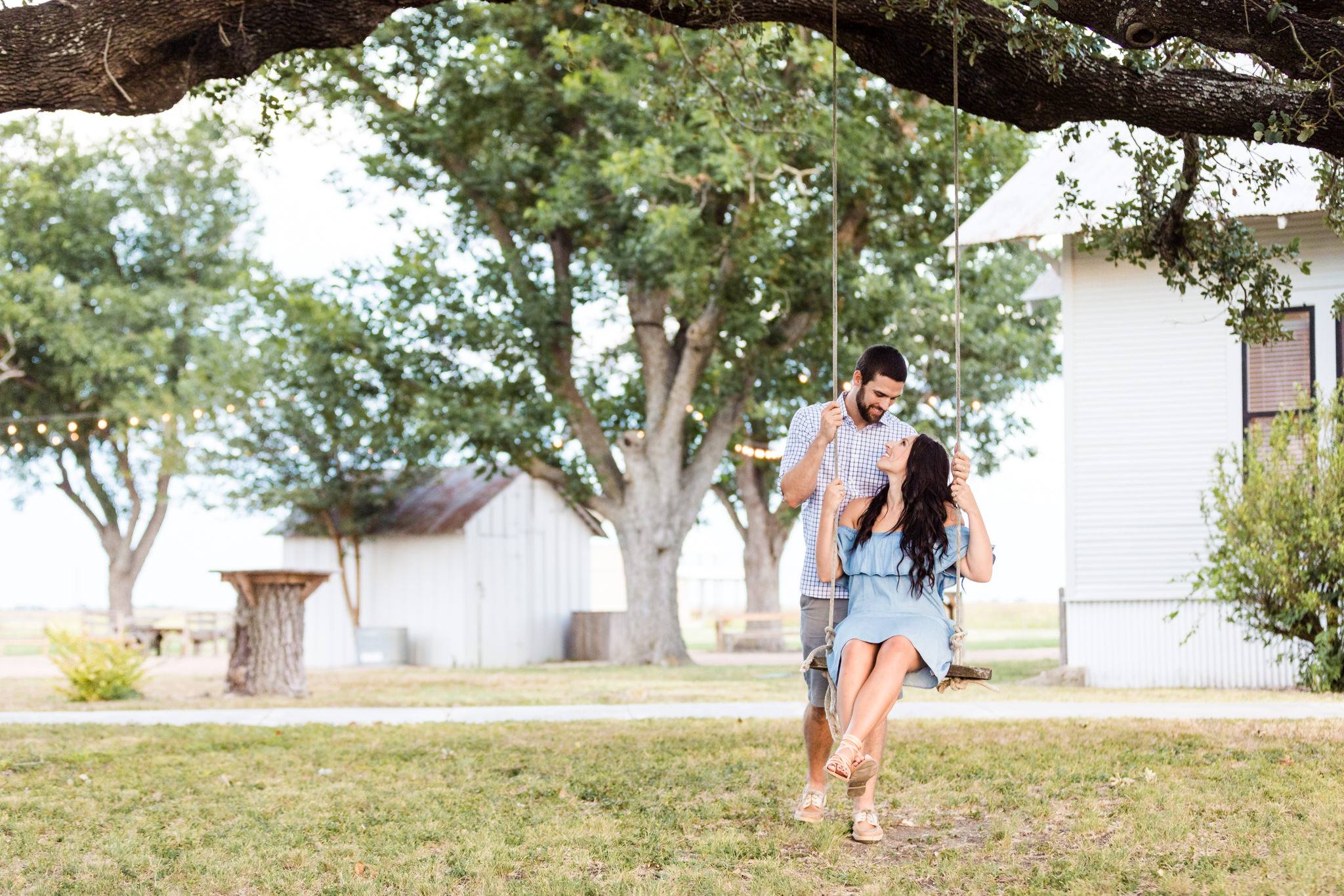 A Summer Anniversary Session at The Allen Farmhaus in New Braunfels, TX by Dawn Elizabeth Studios, San Antonio Wedding Photographer