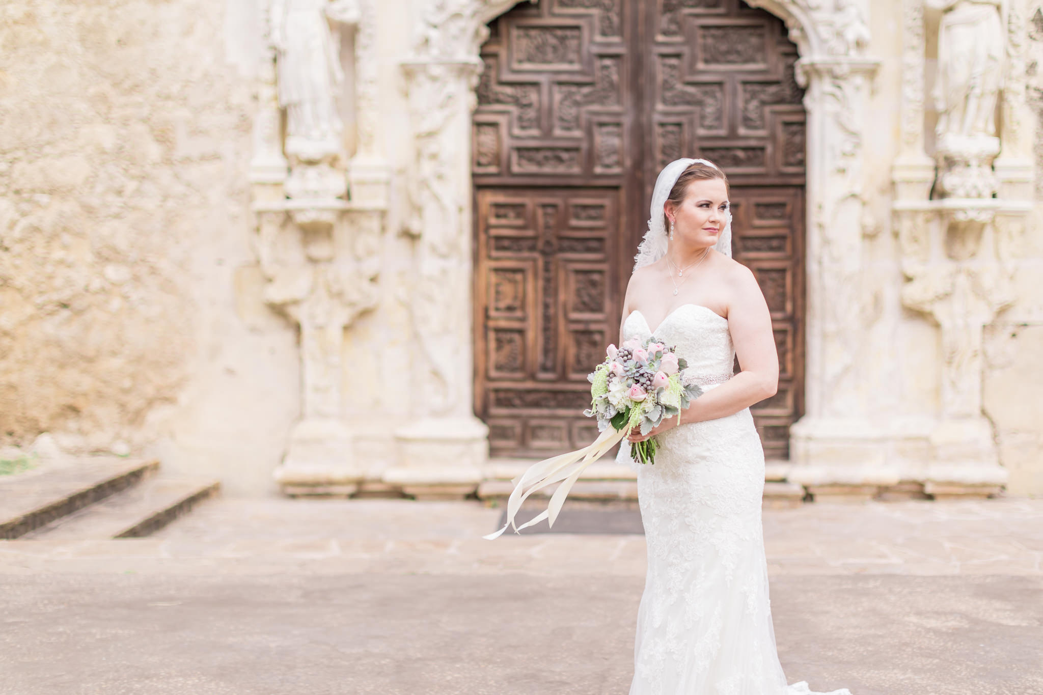 An Elegant Bridal Session at Mission San Jose in San Antonio, TX by Dawn Elizabeth Studios, San Antonio Wedding Photographer