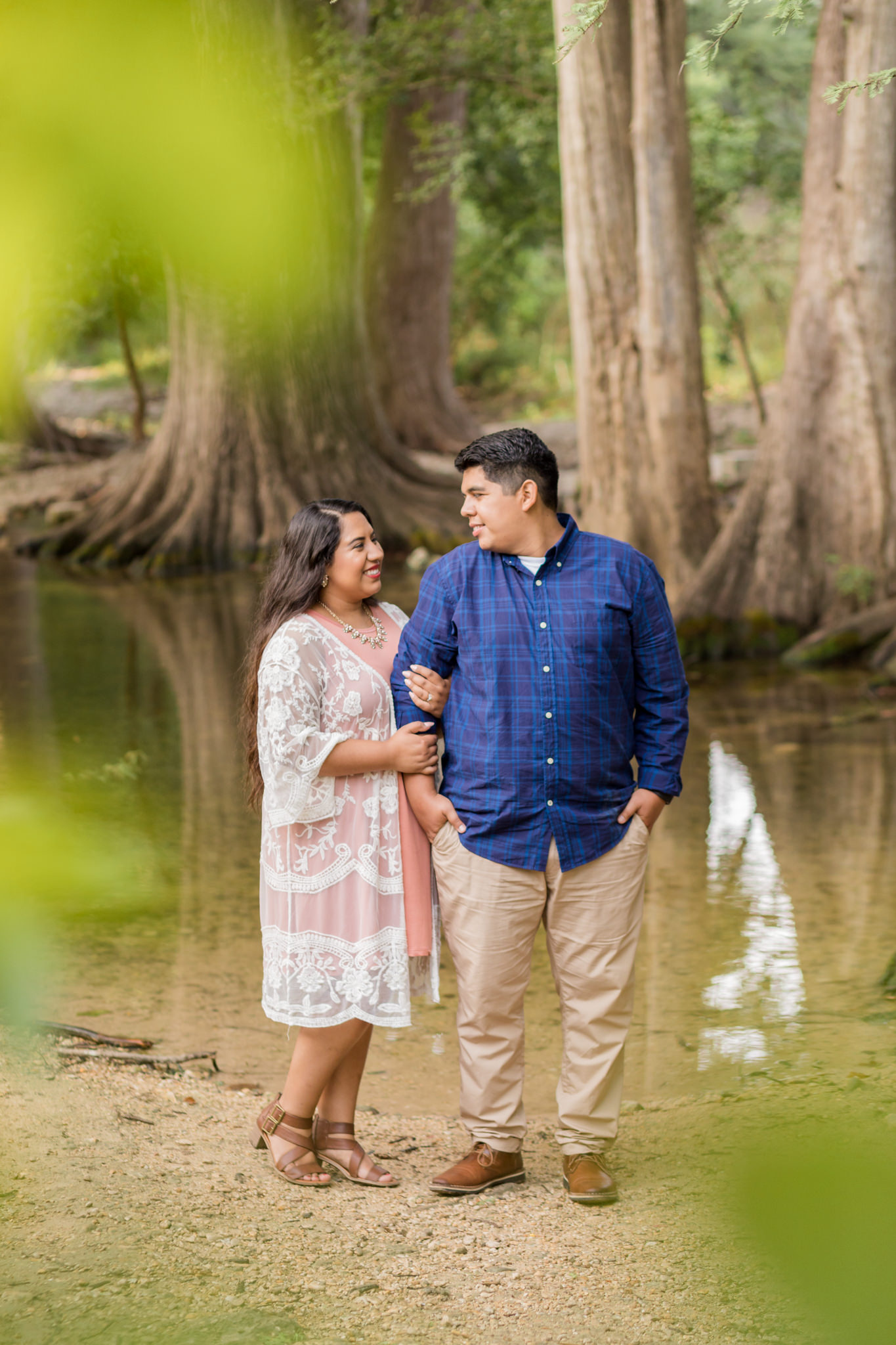 A Sunrise Engagement Session at Cibolo Nature Center in Boerne, TX by Dawn Elizabeth Studios, San Antonio Wedding Photographer