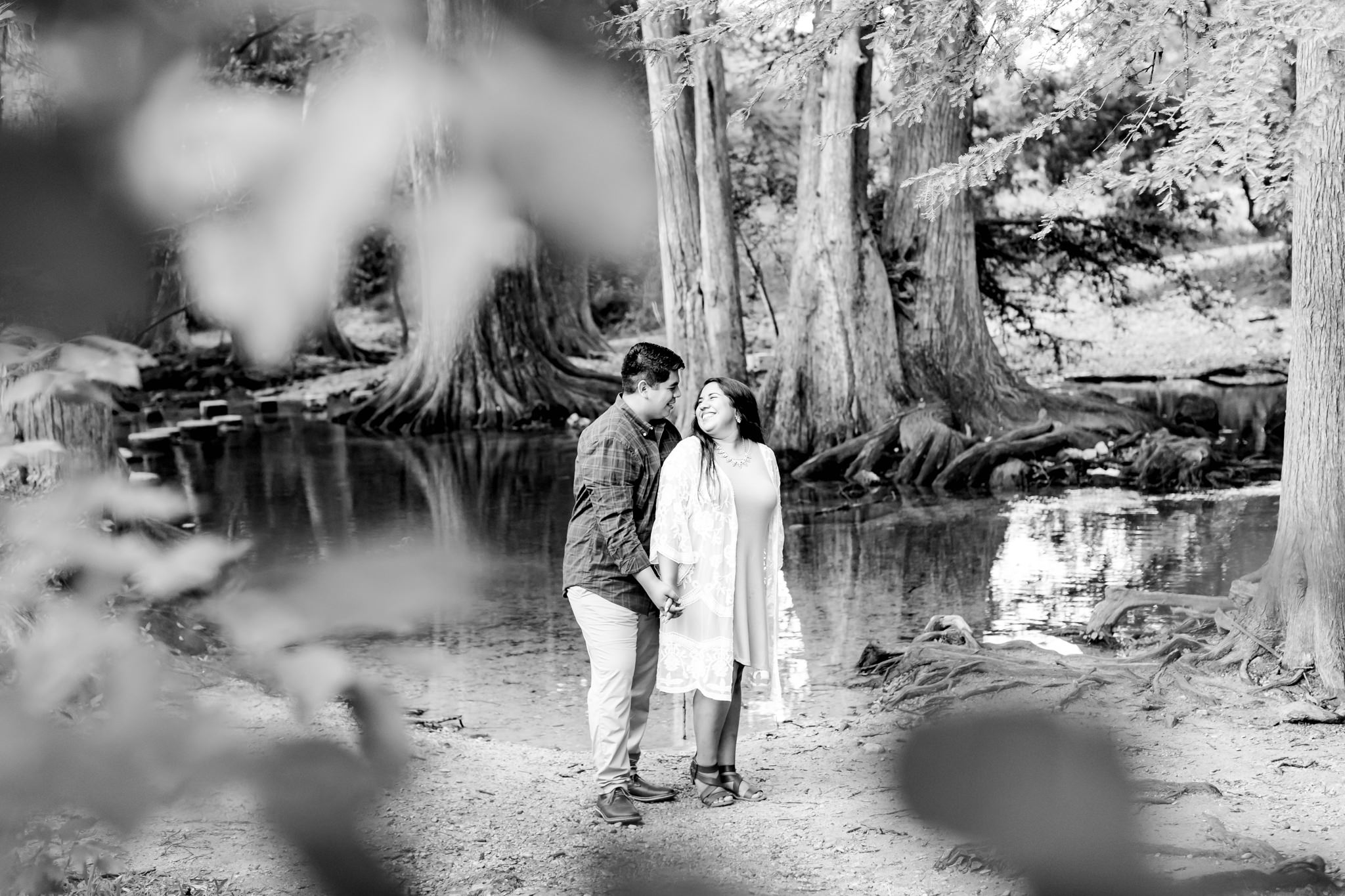 A Sunrise Engagement Session at Cibolo Nature Center in Boerne, TX by Dawn Elizabeth Studios, San Antonio Wedding Photographer