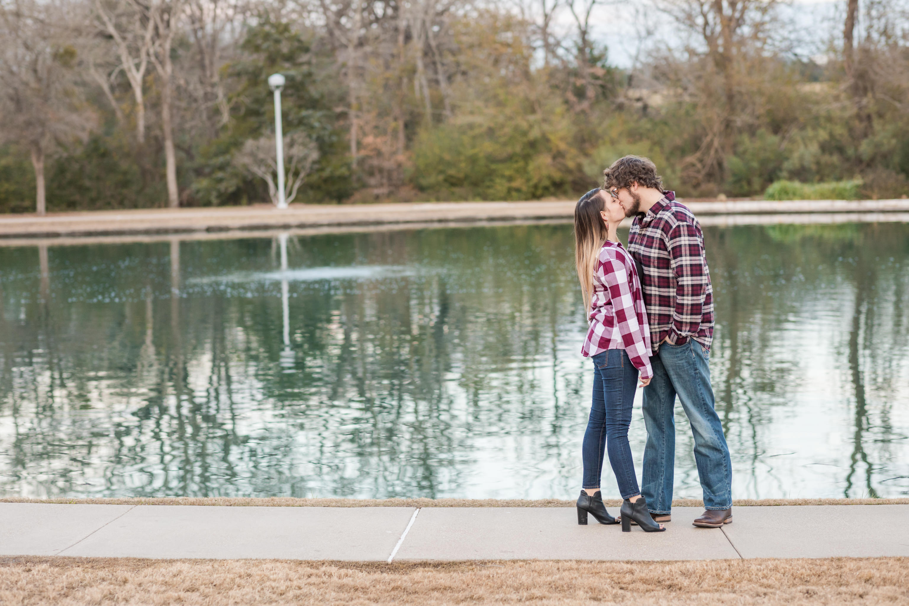 An Engagement Session at Texas A&M in College Station, TX by Dawn Elizabeth Studios, San Antonio Wedding Photographer