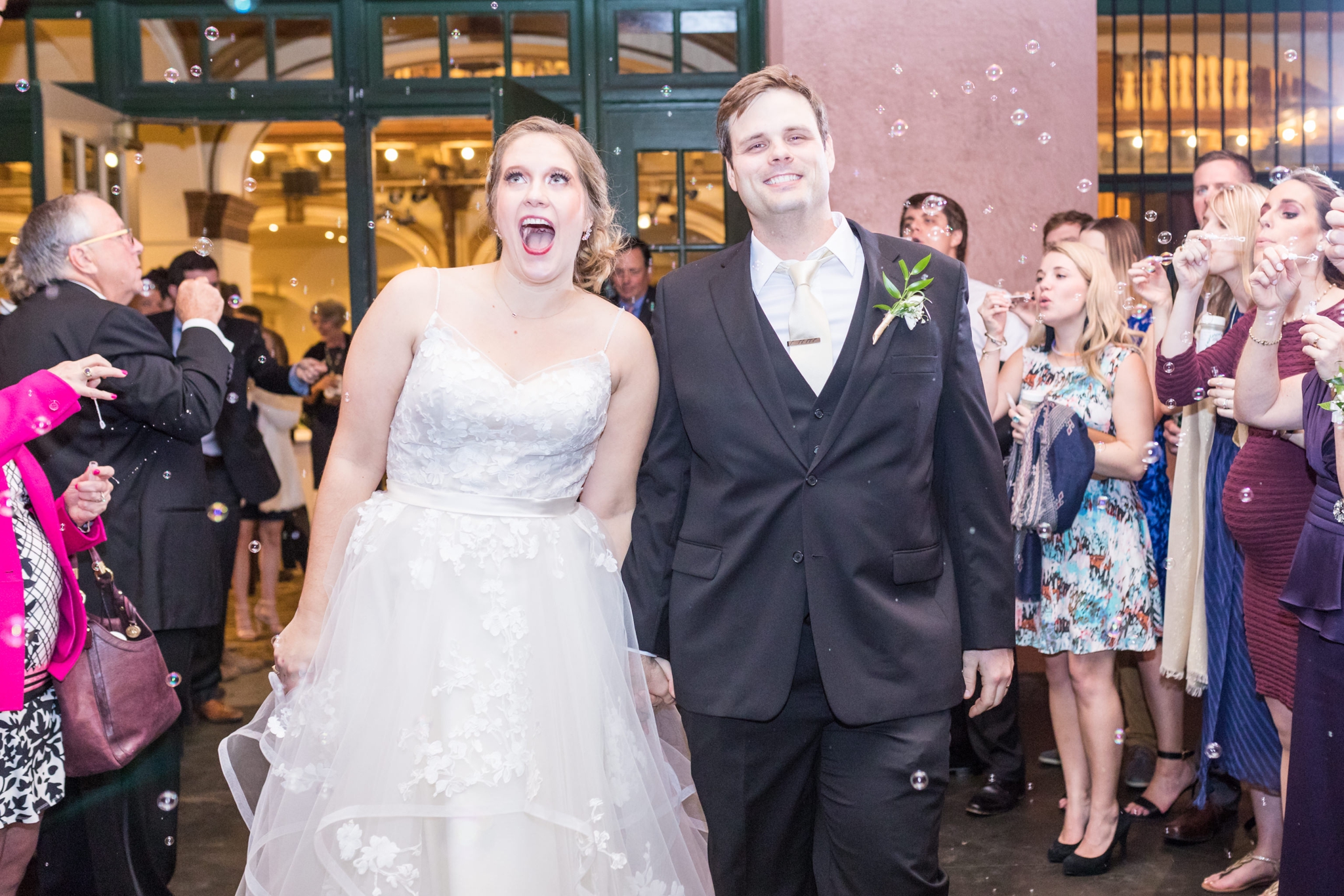 A Hunter Green and White Wedding at Sunset Station in San Antonio, TX by Dawn Elizabeth Studios, San Antonio Wedding Photographer