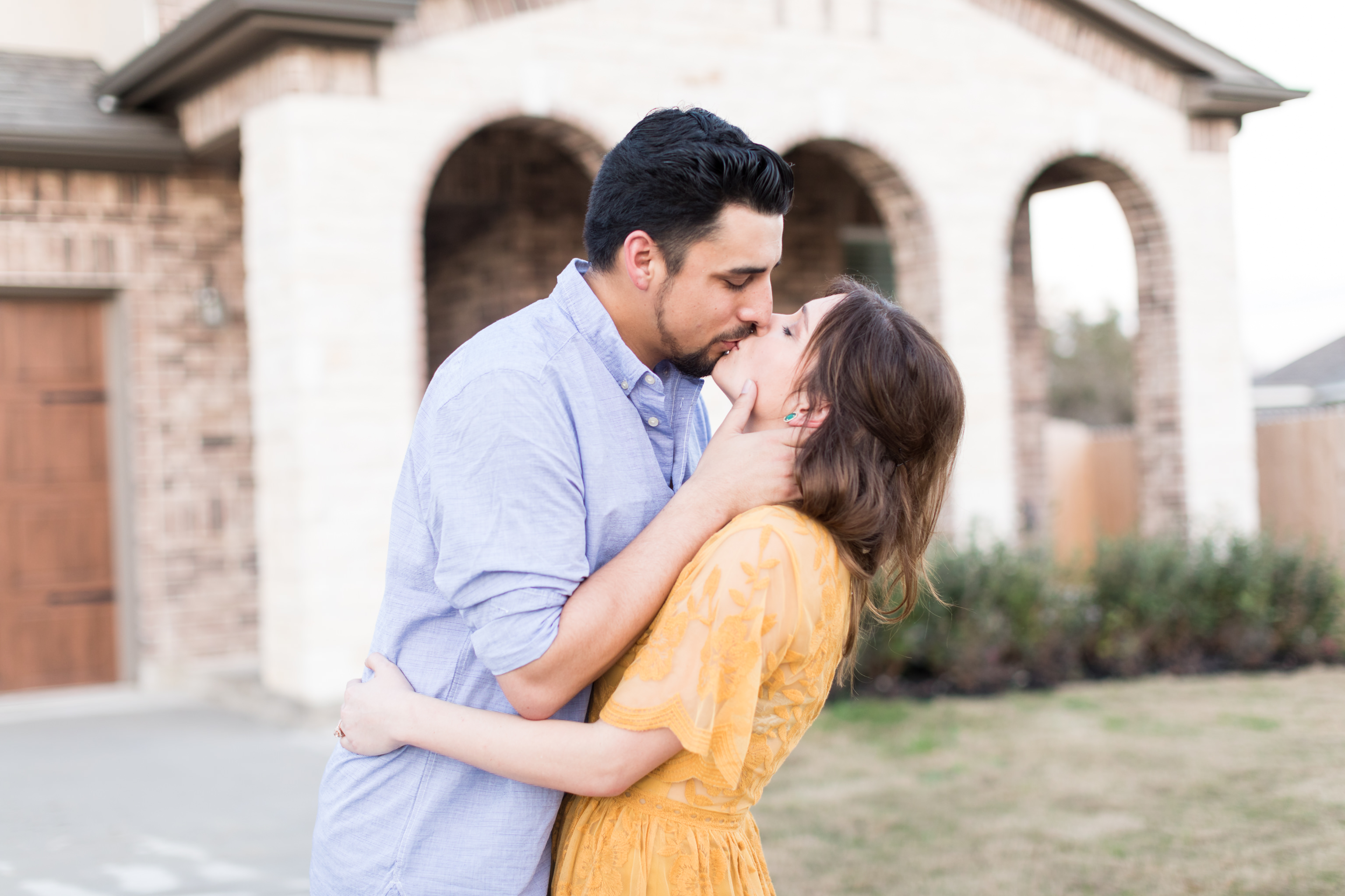 An In Home Engagement Session in San Marcos, TX by Dawn Elizabeth Studios, San Antonio Wedding Photographer
