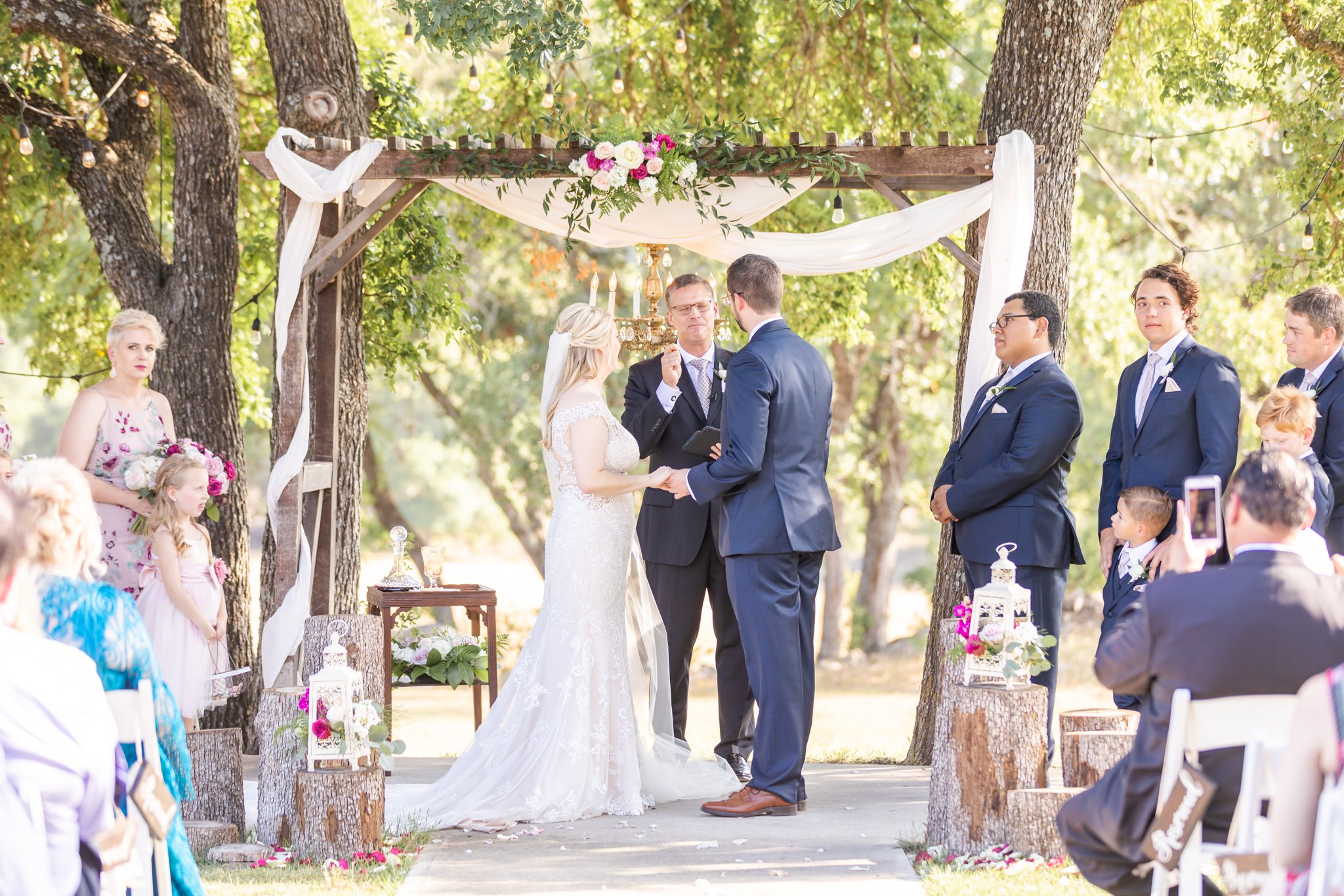 A Blush and Plum Vintage Wedding at CW Hill Country Ranch in Boerne, TX by Dawn Elizabeth Studios, Boerne Wedding Photographer