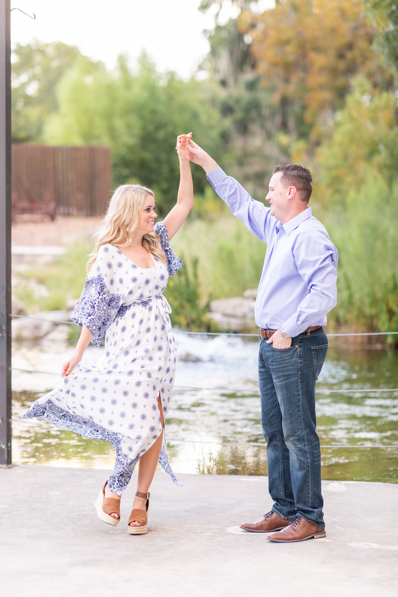 An Engagement Session at Hidden Falls - Remi's Ridge in Spring Branch, TX by Dawn Elizabeth Studios, San Antonio Wedding Photographer