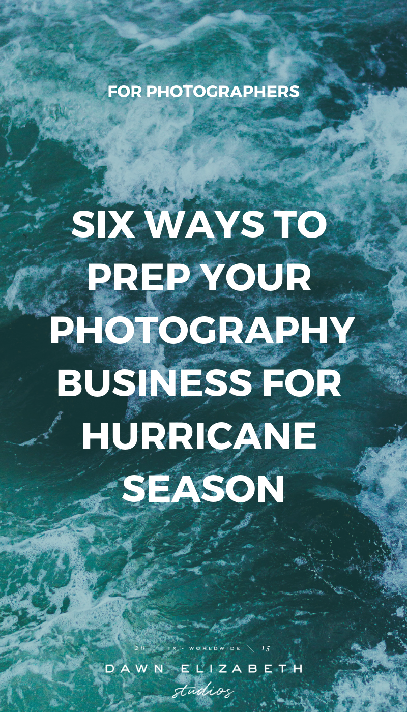6 Ways to Prep your Photography Business for a Natural Disaster