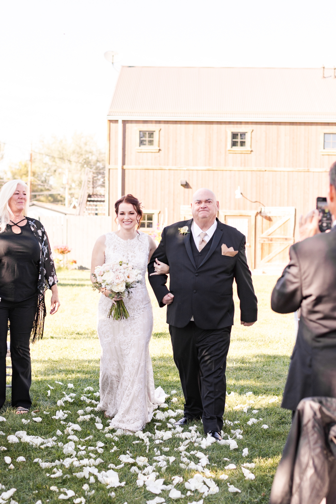 A Rose Gold and Ivory Destination Wedding at Barn in Big Horn in Sheridan, WY by Dawn Elizabeth Studios, Texas Wedding Photographer