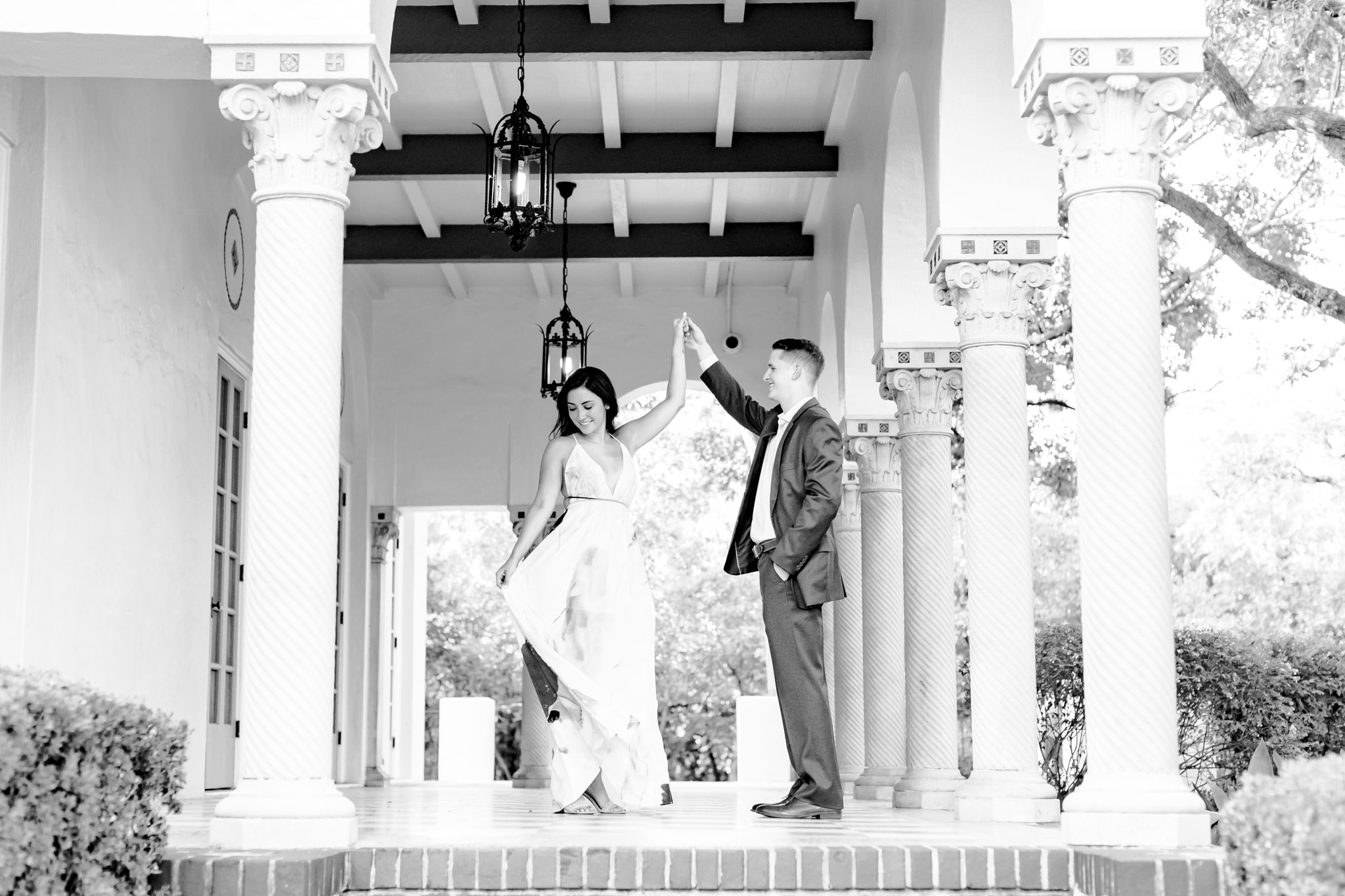 An Engagement Session at Landa Library in San Antonio, TX by Dawn Elizabeth Studios, San Antonio Wedding Photographer