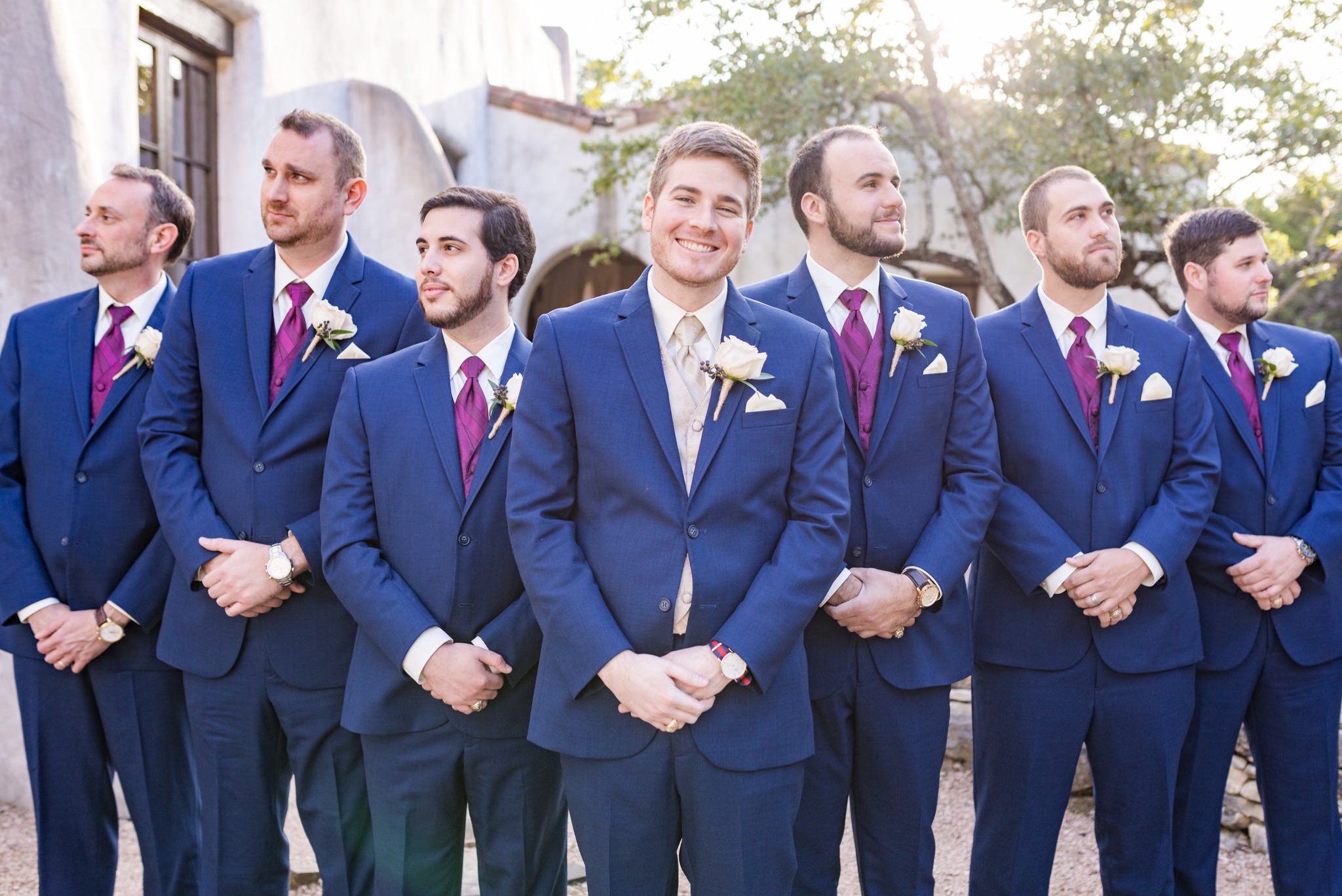 A Sangria and Navy Wedding at Lost Mission in Spring Branch, TX by Dawn Elizabeth Studios, Boerne Wedding Photographer