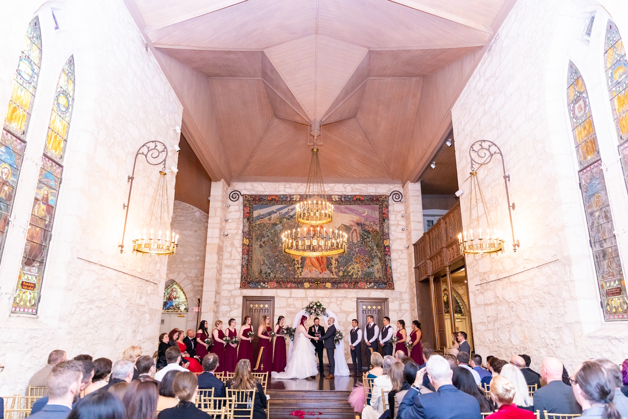 A Merlot and Navy Wedding at Southwest School of Art in San Antonio, TX by Dawn Elizabeth Studios, San Antonio Wedding Photographer