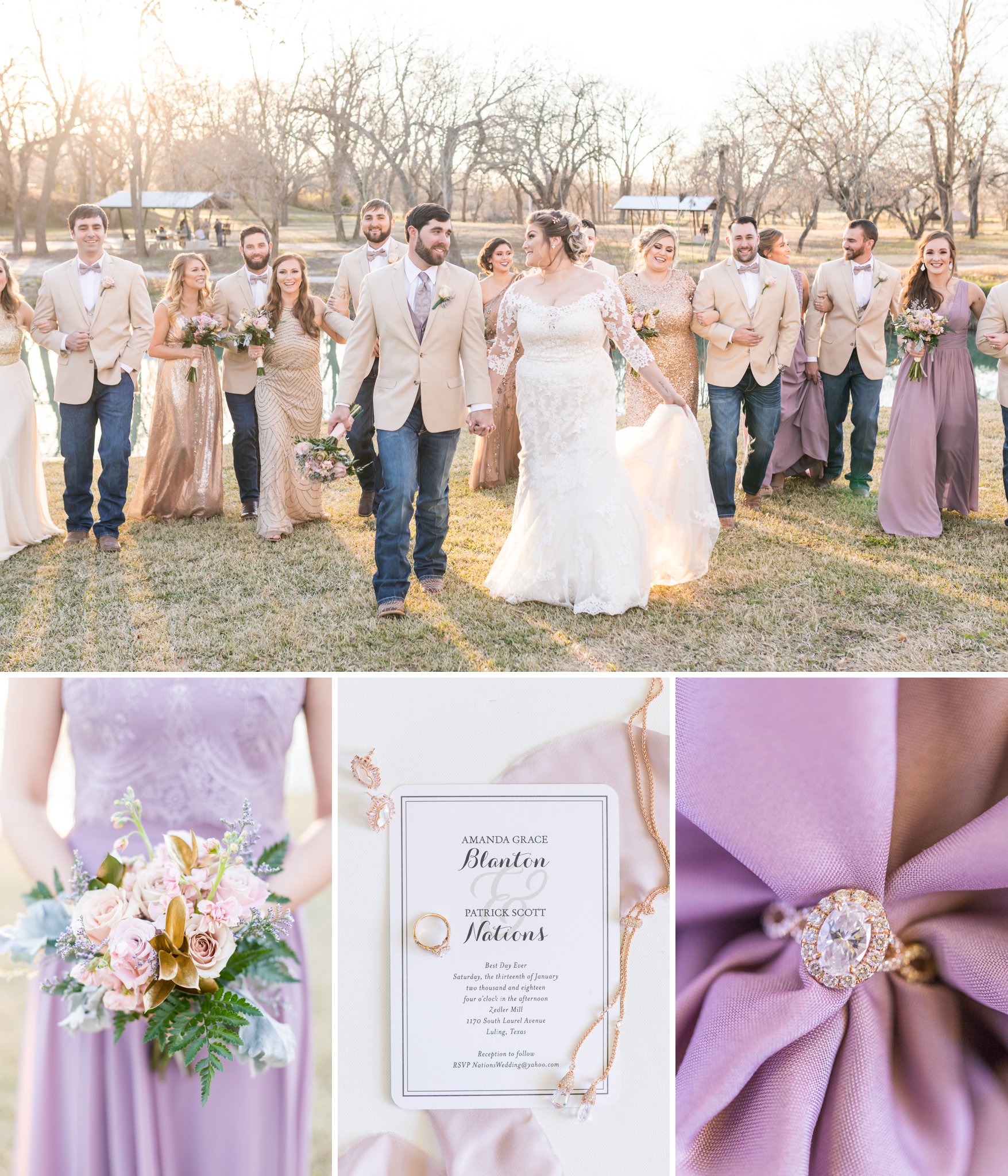 Lavender and Gold Wedding Inspiration, Dawn Elizabeth Studios, San Antonio Wedding Photographer