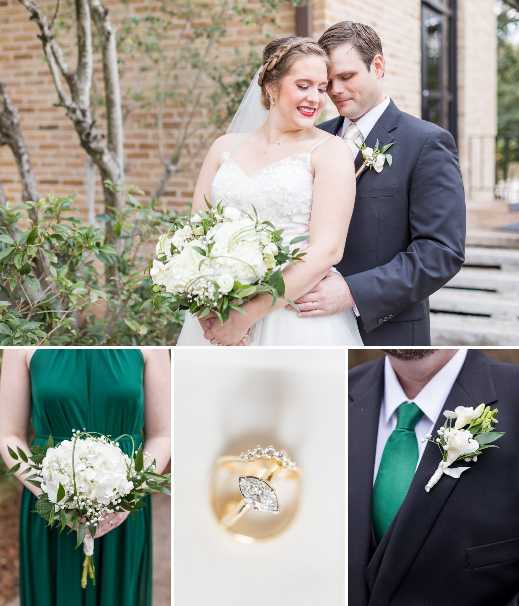 Emerald and Ivory Wedding Inspiration, Dawn Elizabeth Studios, San Antonio Wedding Photographer