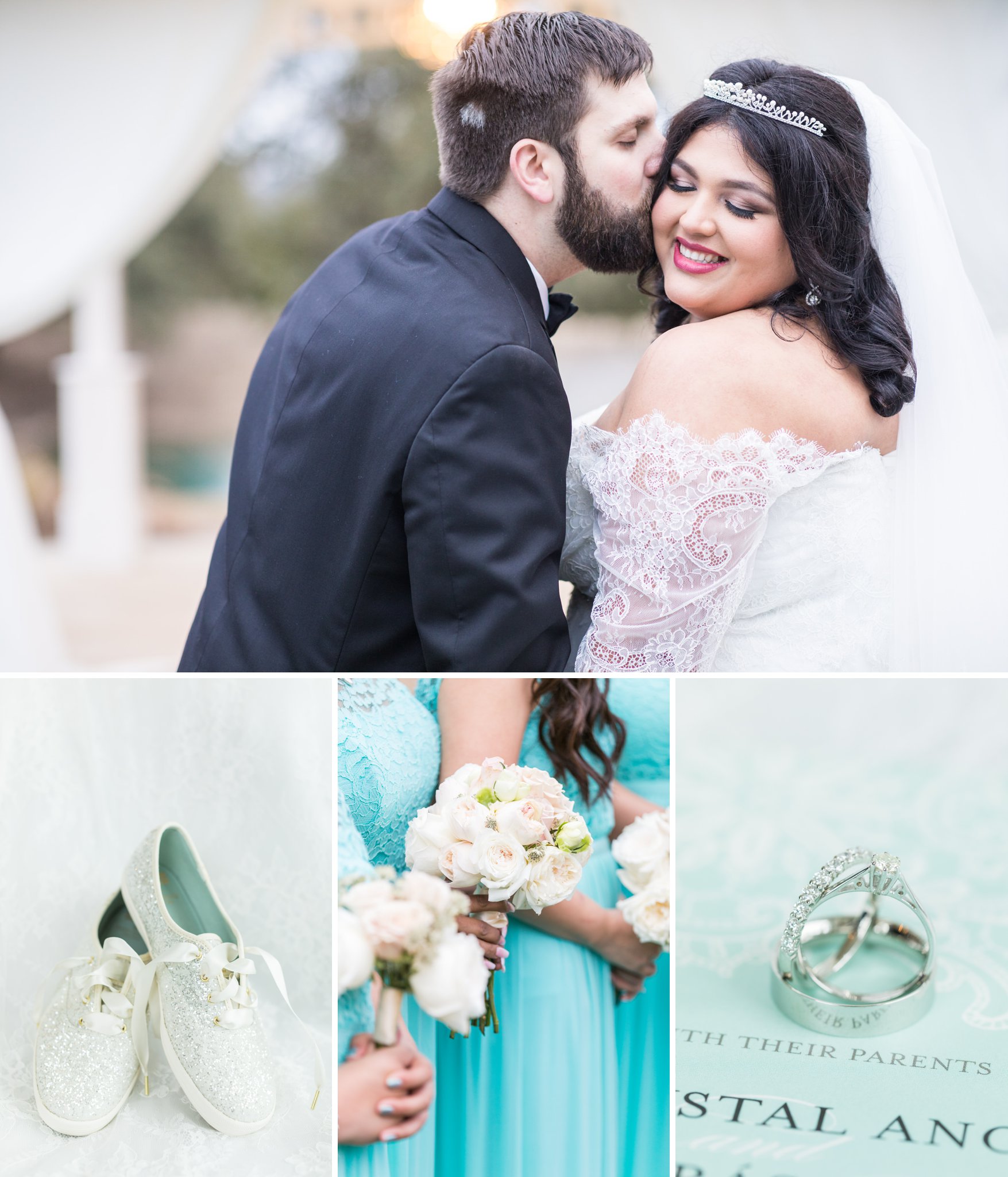 Aqua and Ivory Wedding Inspiration, Dawn Elizabeth Studios, San Antonio Wedding Photographer