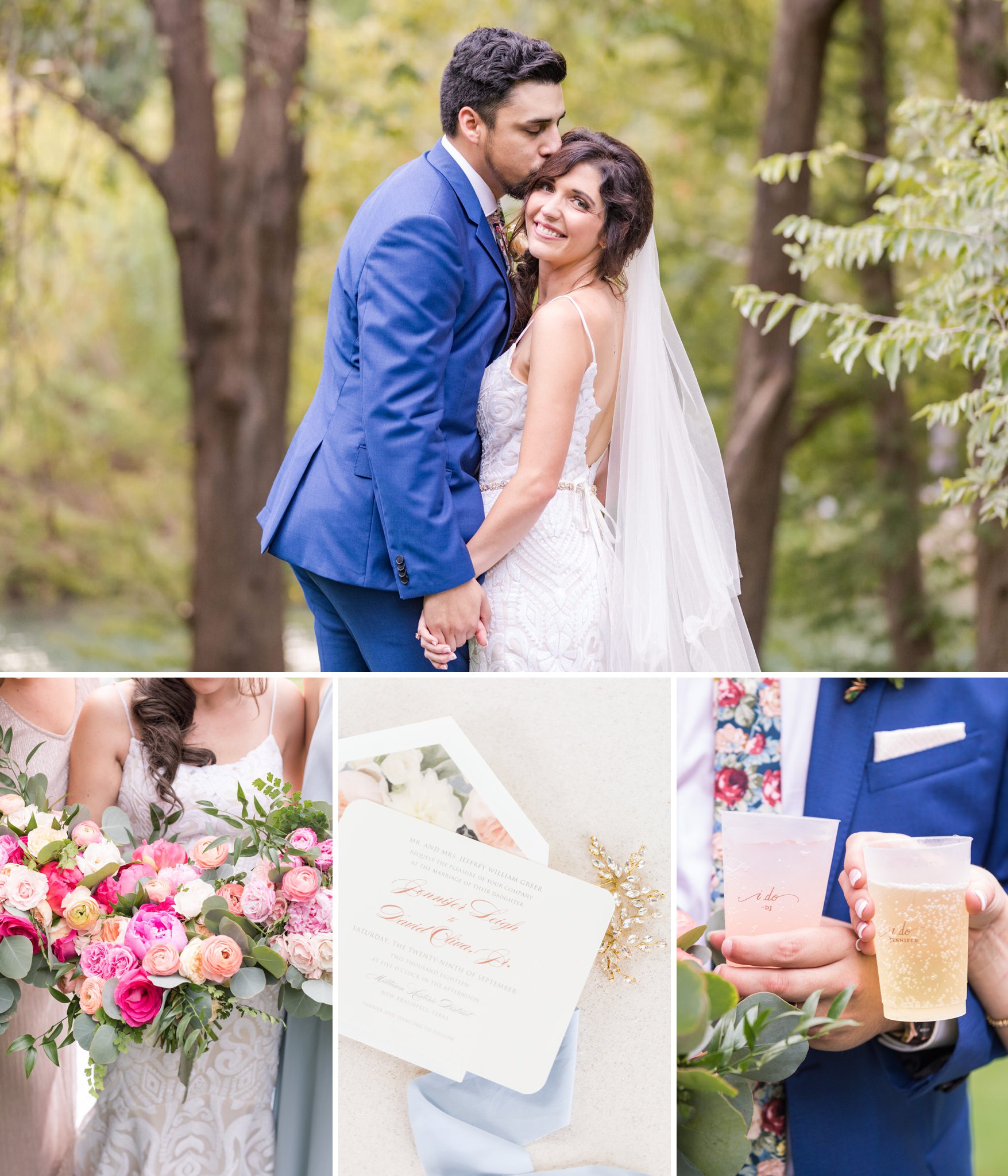 Magenta and Navy Wedding Inspiration, Dawn Elizabeth Studios, San Antonio Wedding Photographer