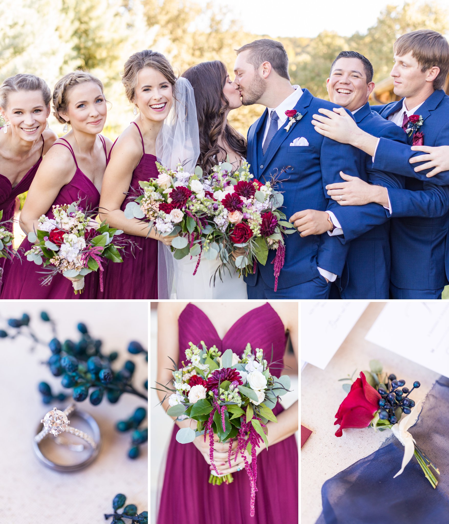 Merlot and Navy Wedding Inspiration, Dawn Elizabeth Studios, San Antonio Wedding Photographer
