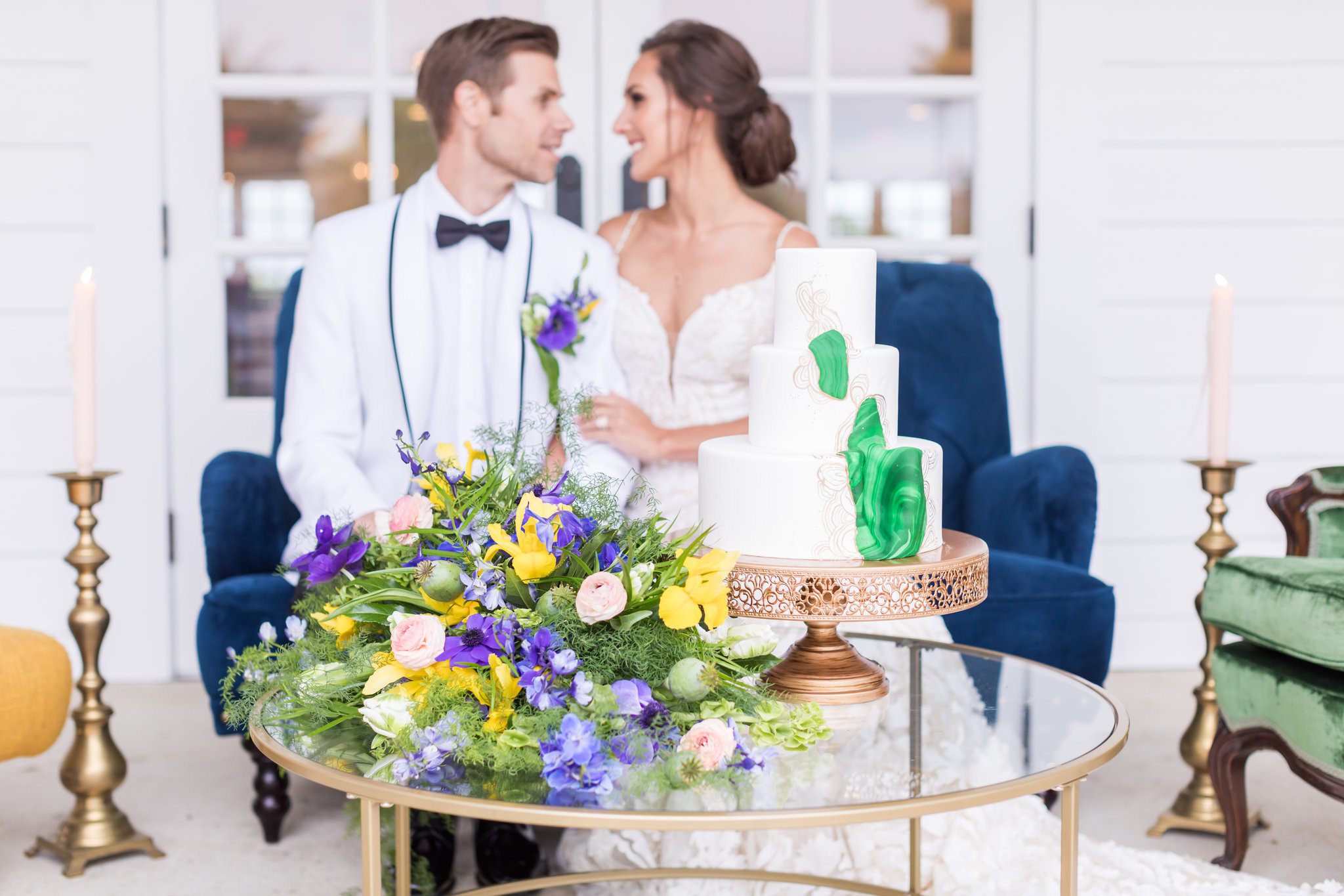 Vibrant and Modern Inspired Wedding Styled Shoot at Kendall Plantation in Boerne, TX by Dawn Elizabeth Studios, Boerne Wedding Photographer