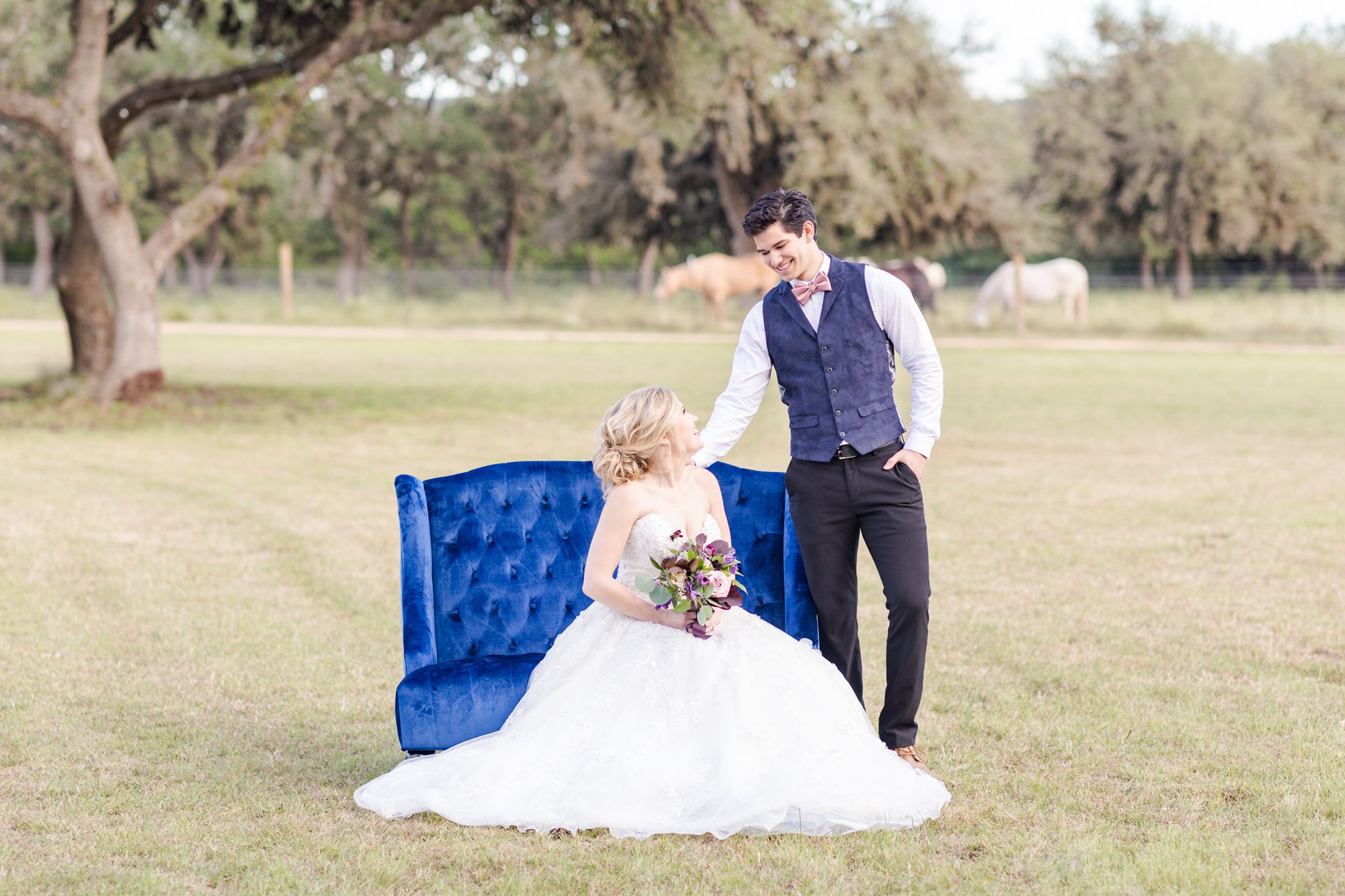 Colorful and Rustic Wedding Inspiration at Rockin B Ranch in Pipe Creek, TX by Dawn Elizabeth Studios, Boerne Wedding Photographer