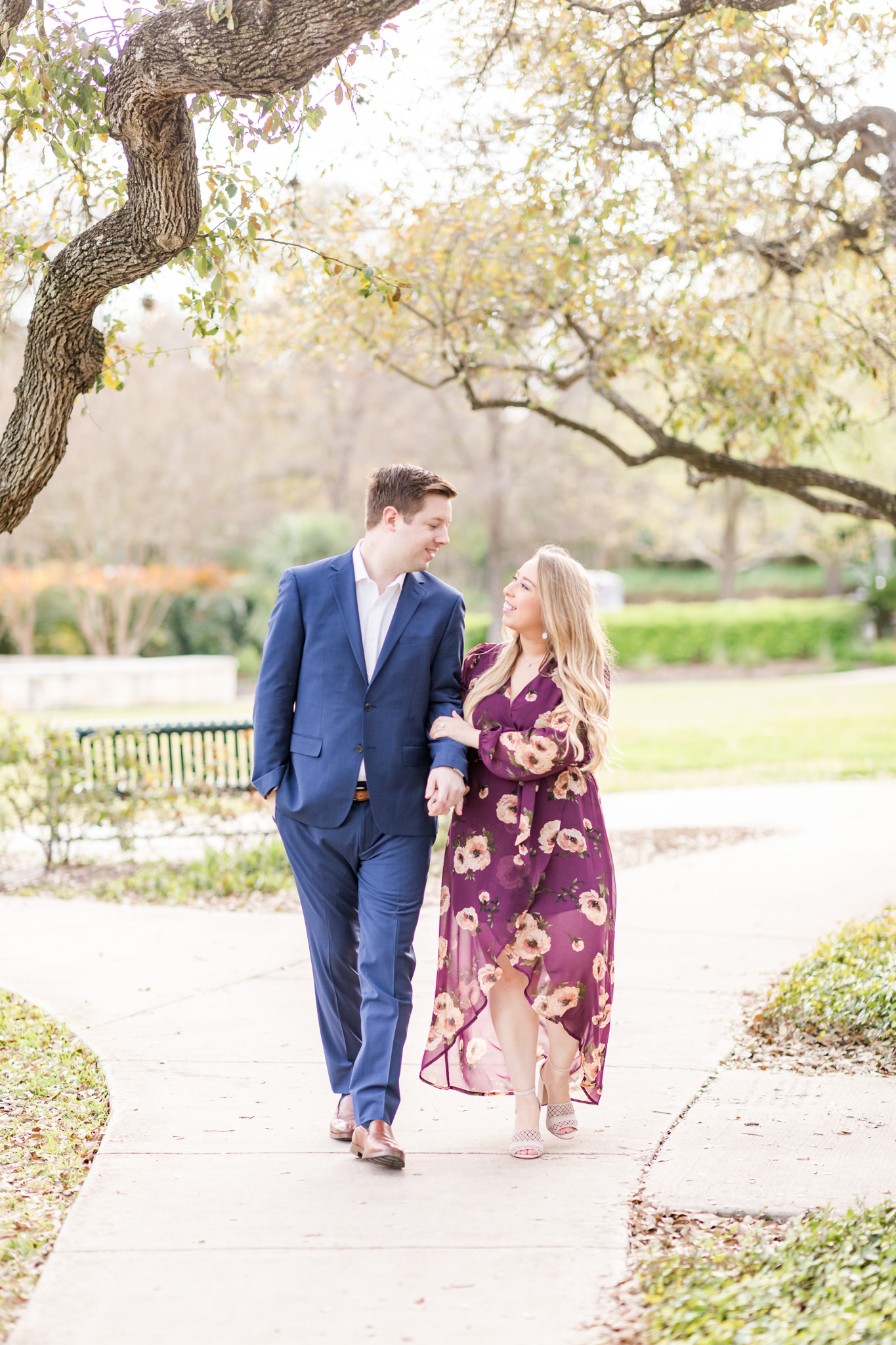 A Spring Engagement Session at Landa Library in San Antonio, TX by Dawn Elizabeth Studios, San Antonio Wedding Photographer