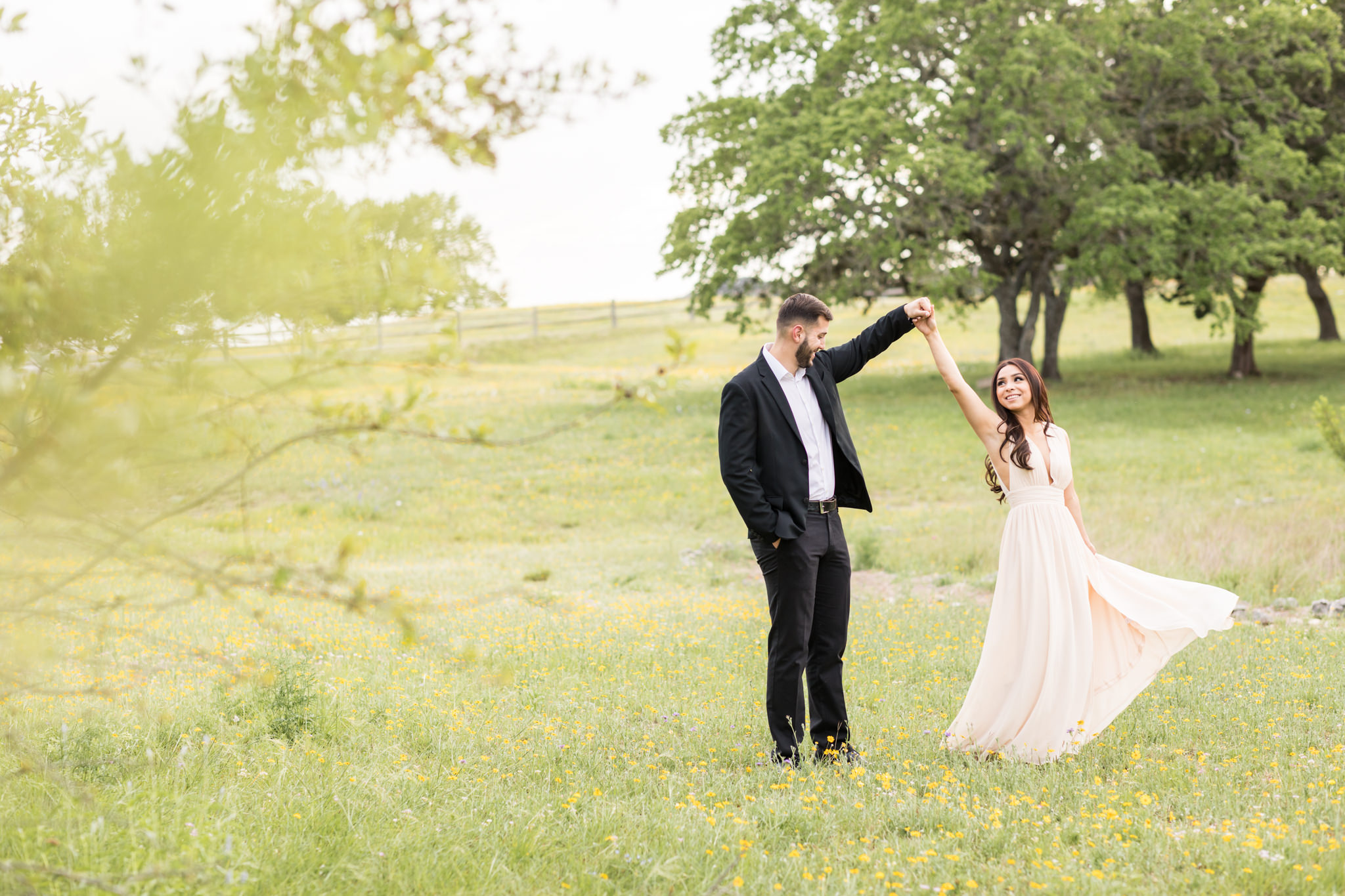 An Engagement Session at Overlook Park in Canyon Lake, TX by Dawn Elizabeth Studios, New Braunfels Wedding Photographer