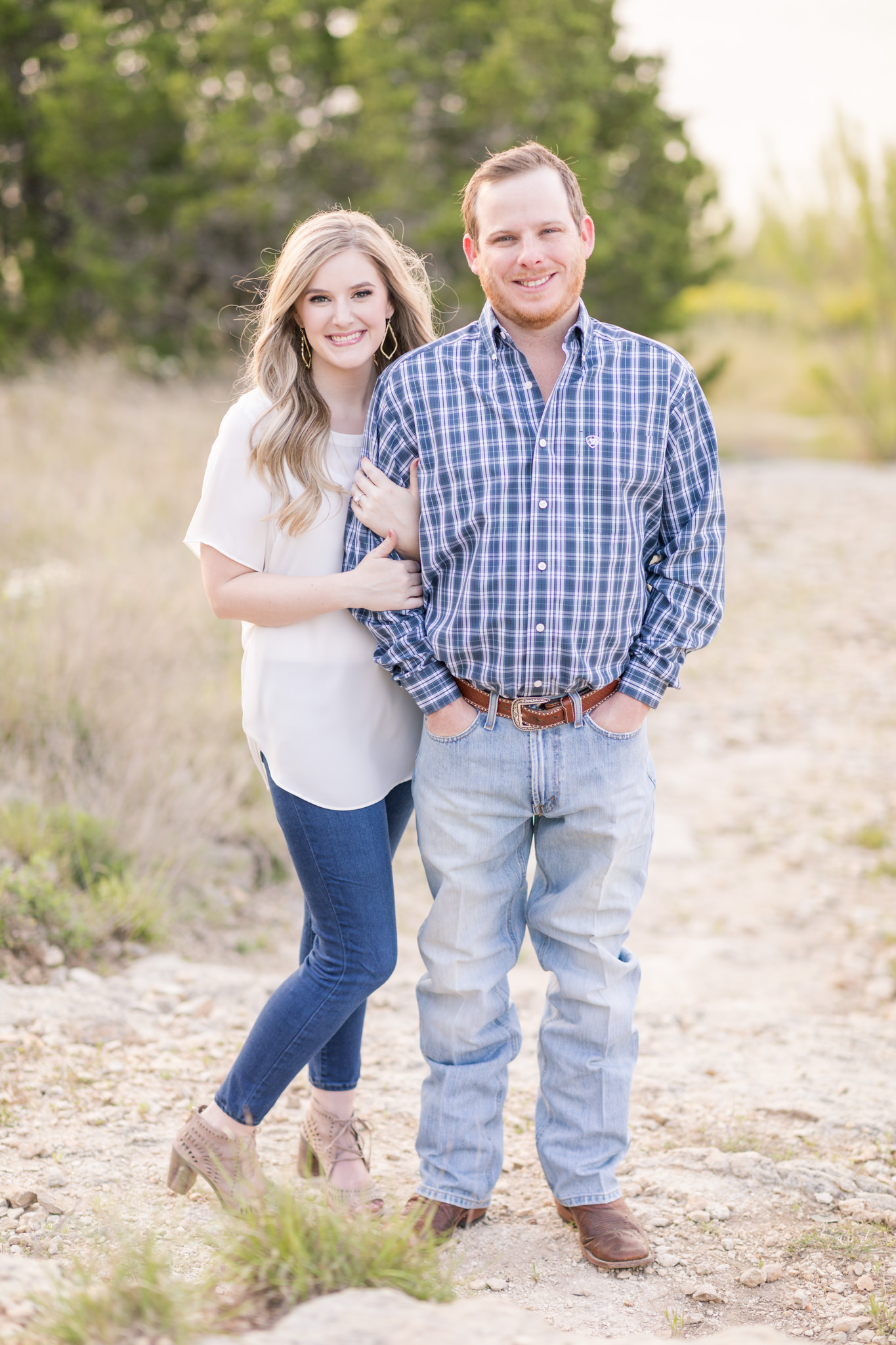 A Springtime Engagement Session at Overlook Park in Canyon Lake, TX by Dawn Elizabeth Studios, San Antonio Wedding photographer