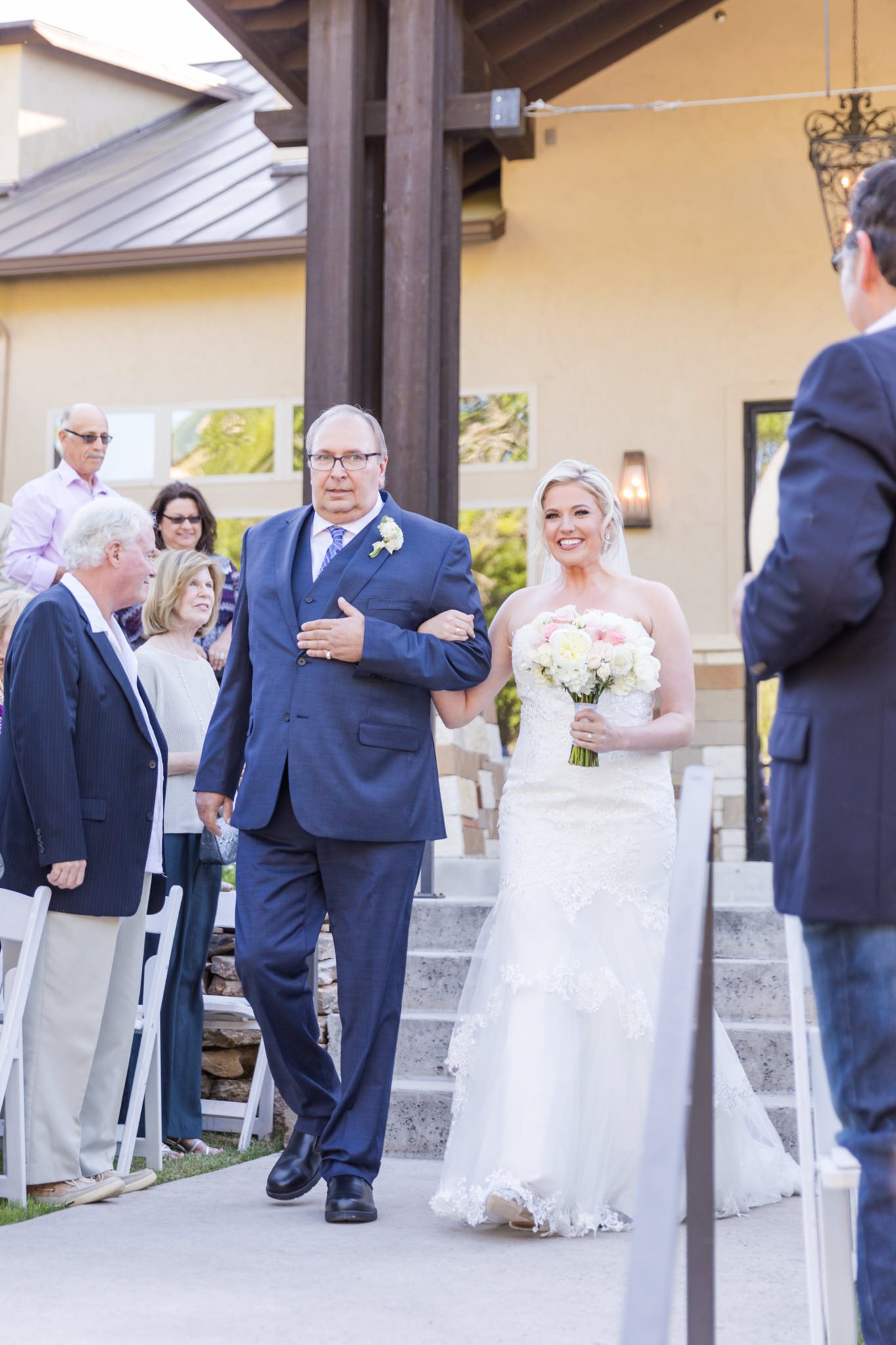 A Classic Rose Gold and Blush Wedding at Remi's Ridge at Hidden Falls in Spring Branch, TX by Dawn Elizabeth Studios, San Antonio Wedding Photographer