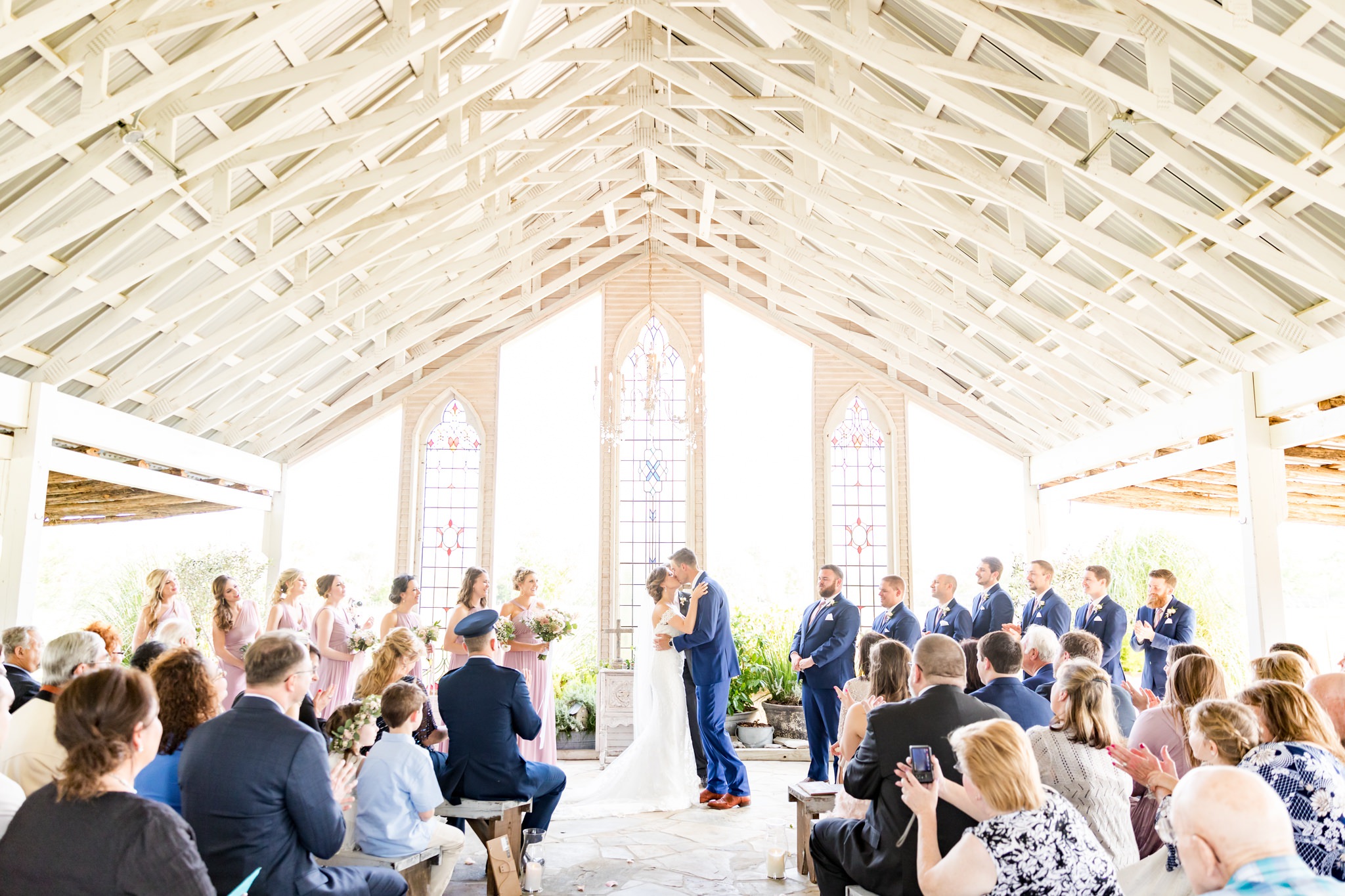 A Mauve and Blue Wedding at Gruene Estate in New Braunfels, TX by Dawn Elizabeth Studios, New Braunfels Wedding Photographer