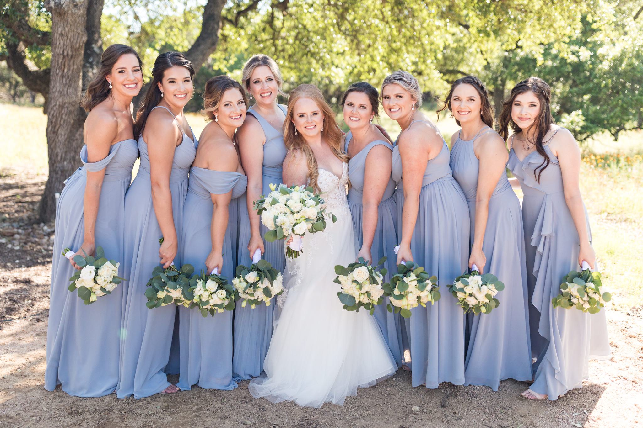A Dusty Blue and Navy Wedding at Kendall Plantation in Boerne, TX by Dawn Elizabeth Studios, San Antonio Wedding Photographer