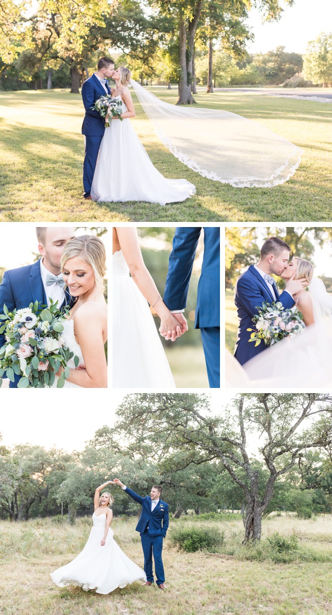 A Dusty Blue and Navy Wedding at Eagle Dancer Ranch in Boerne, TX by Dawn Elizabeth Studios, Boerne Wedding Photographer