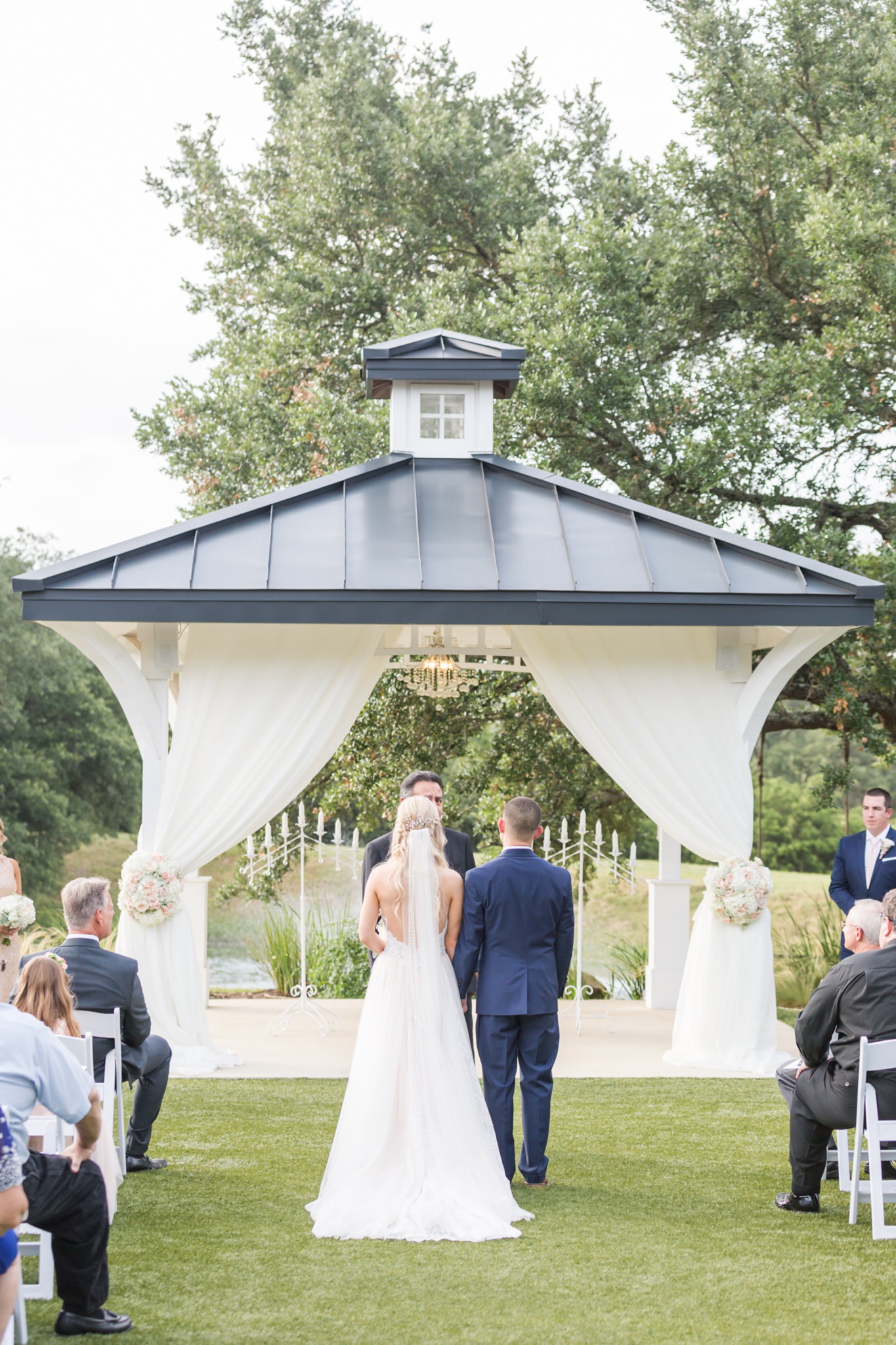 A Blush and Ivory Summer Wedding at Kendall Point in Boerne, TX by Dawn Elizabeth Studios, Boerne Wedding Photographer