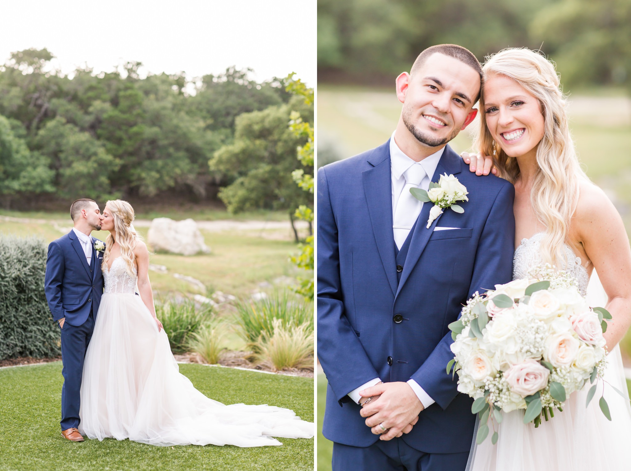 A Blush and Ivory Summer Wedding at Kendall Point in Boerne, TX by Dawn Elizabeth Studios, Boerne Wedding Photographer
