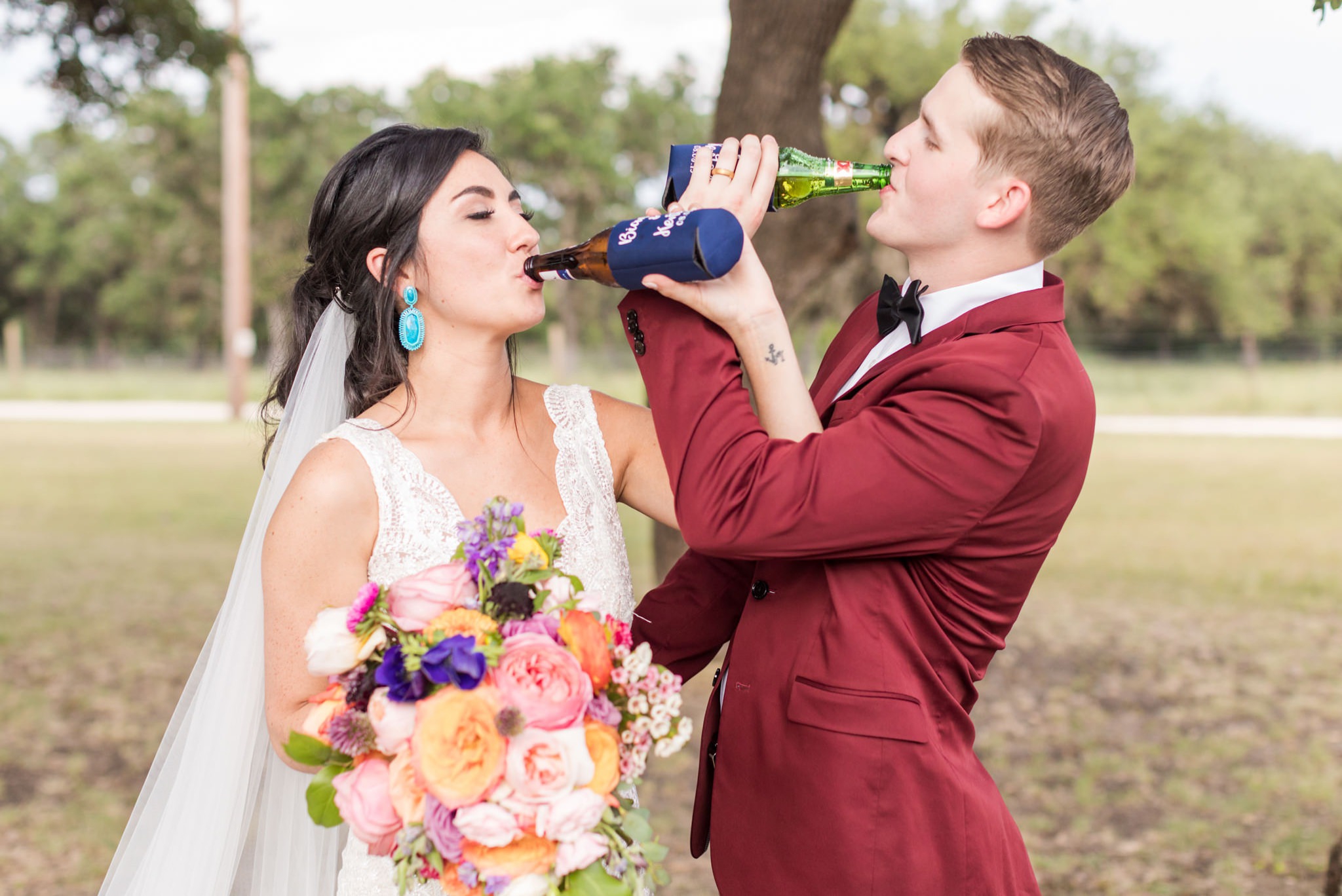 A Vibrant & Colorful Summer Wedding at Rockin' B Ranch in Boerne, TX by Dawn Elizabeth Studios, San Antonio Wedding Photographer