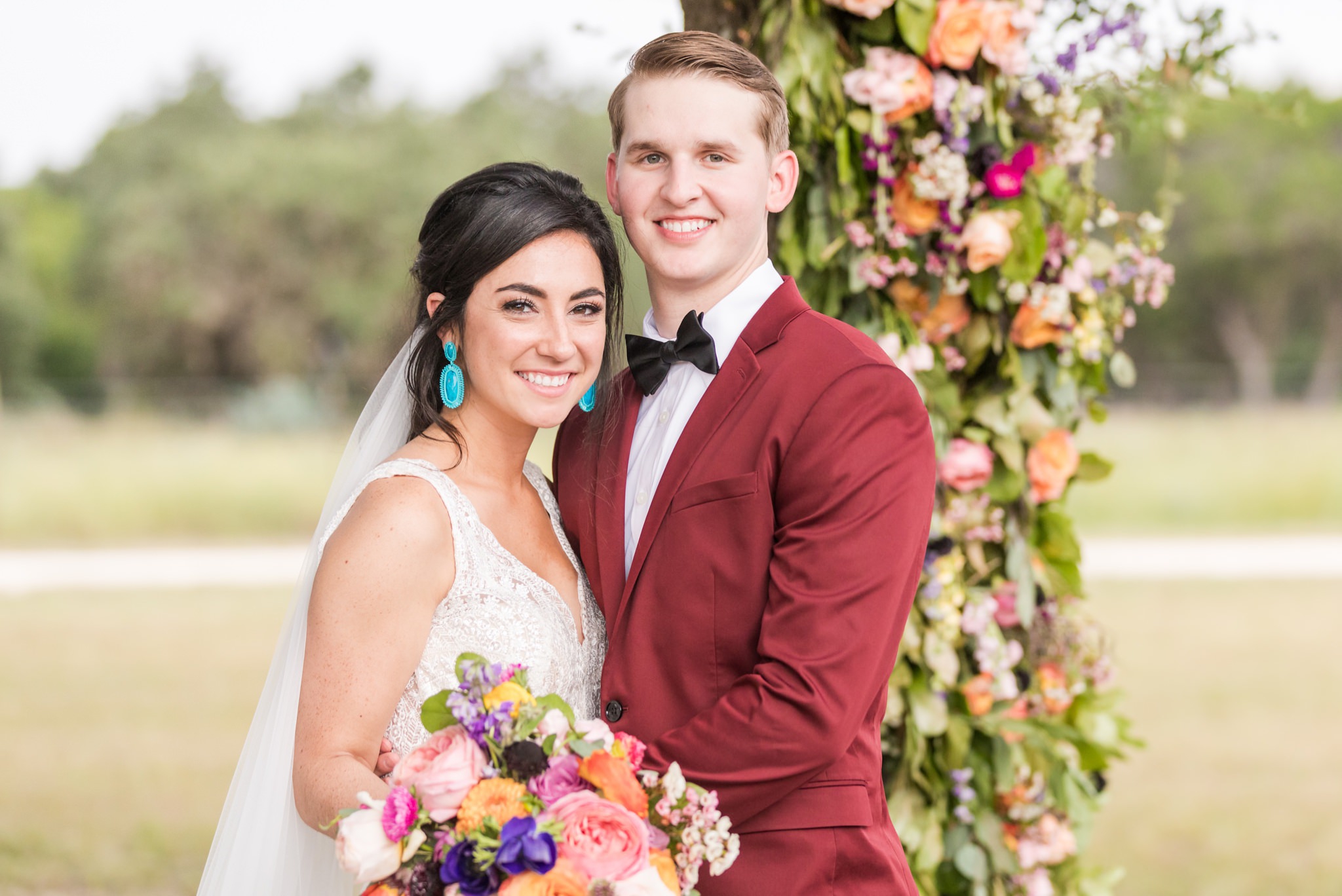 A Vibrant & Colorful Summer Wedding at Rockin' B Ranch in Boerne, TX by Dawn Elizabeth Studios, San Antonio Wedding Photographer