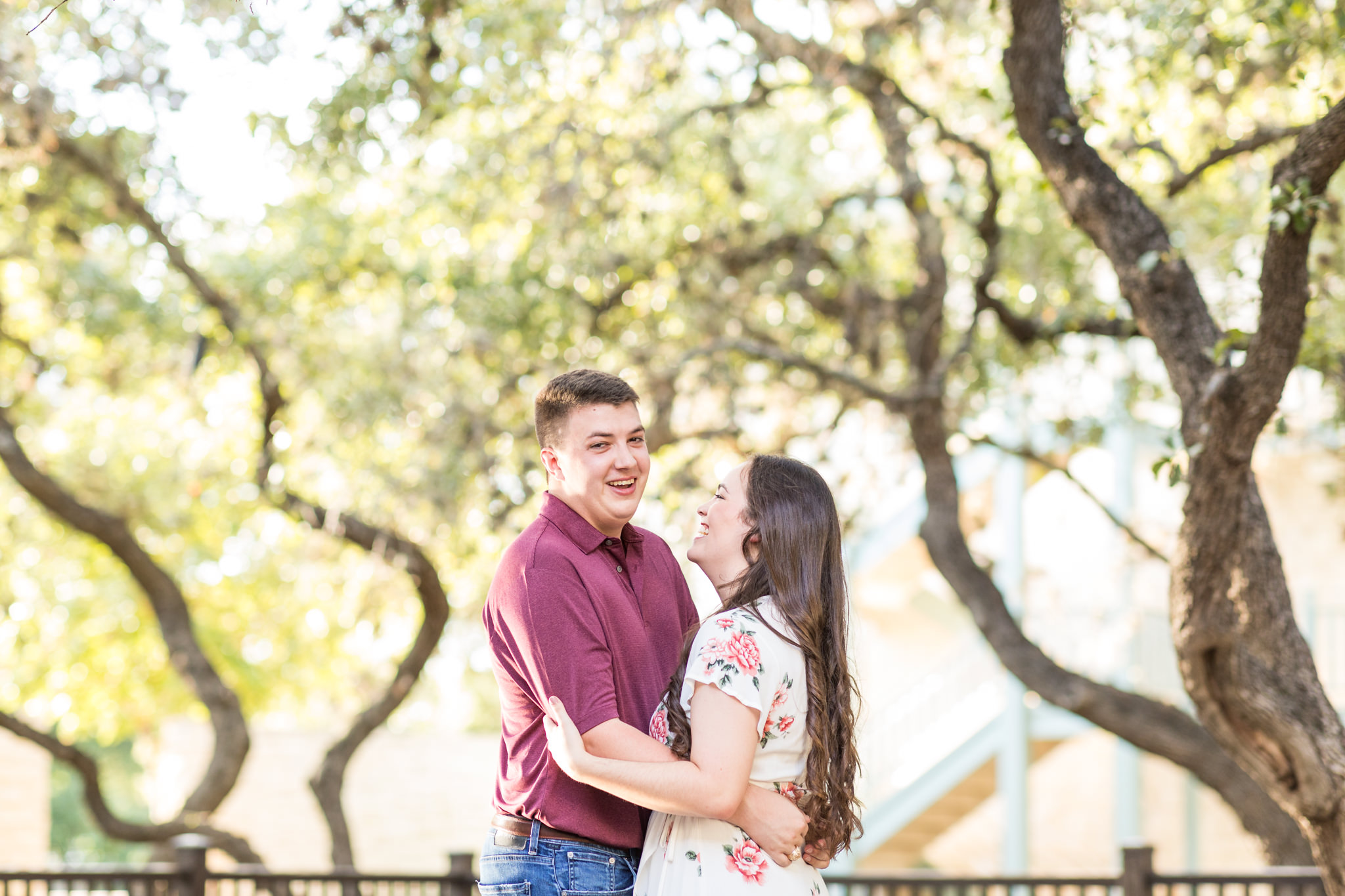 An Engagement Session at Hyatt Hill Country in San Antonio, TX by Dawn Elizabeth Studios, San Antonio Wedding Photographer