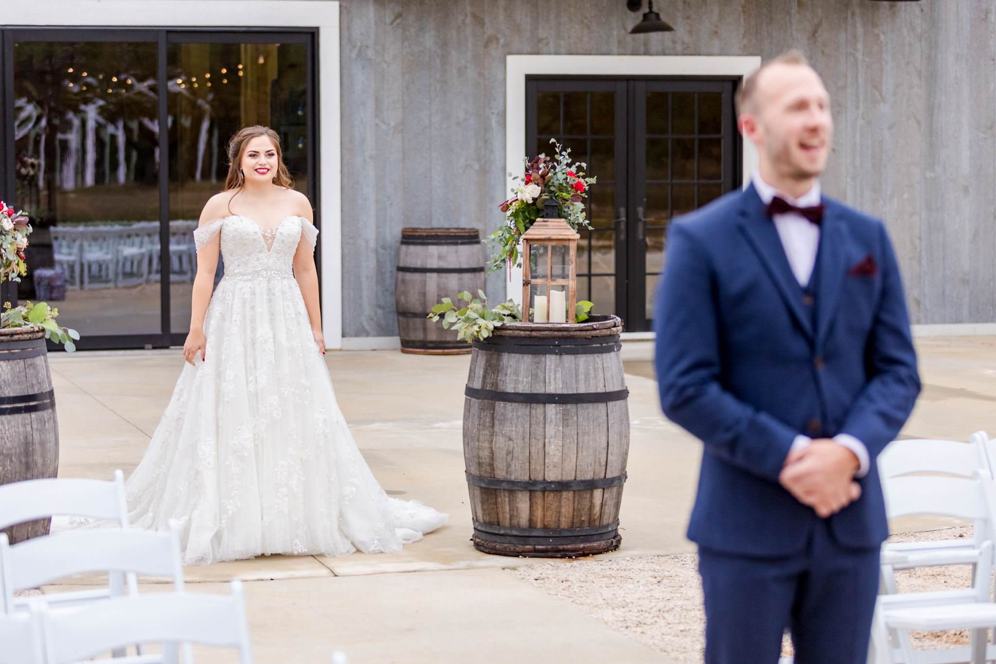 A Cabernet & Blush Wedding at The Barn at Swallows Eve in Fredericksburg, TX by Dawn Elizabeth Studios, Fredericksburg Wedding Photographer