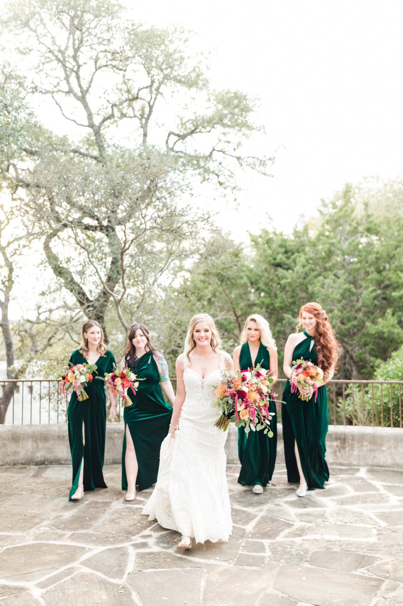 An Emerald Green, Copper and Gold Wedding at Lost Mission in Spring Branch, TX by Dawn Elizabeth Studios, San Antonio Wedding Photographer