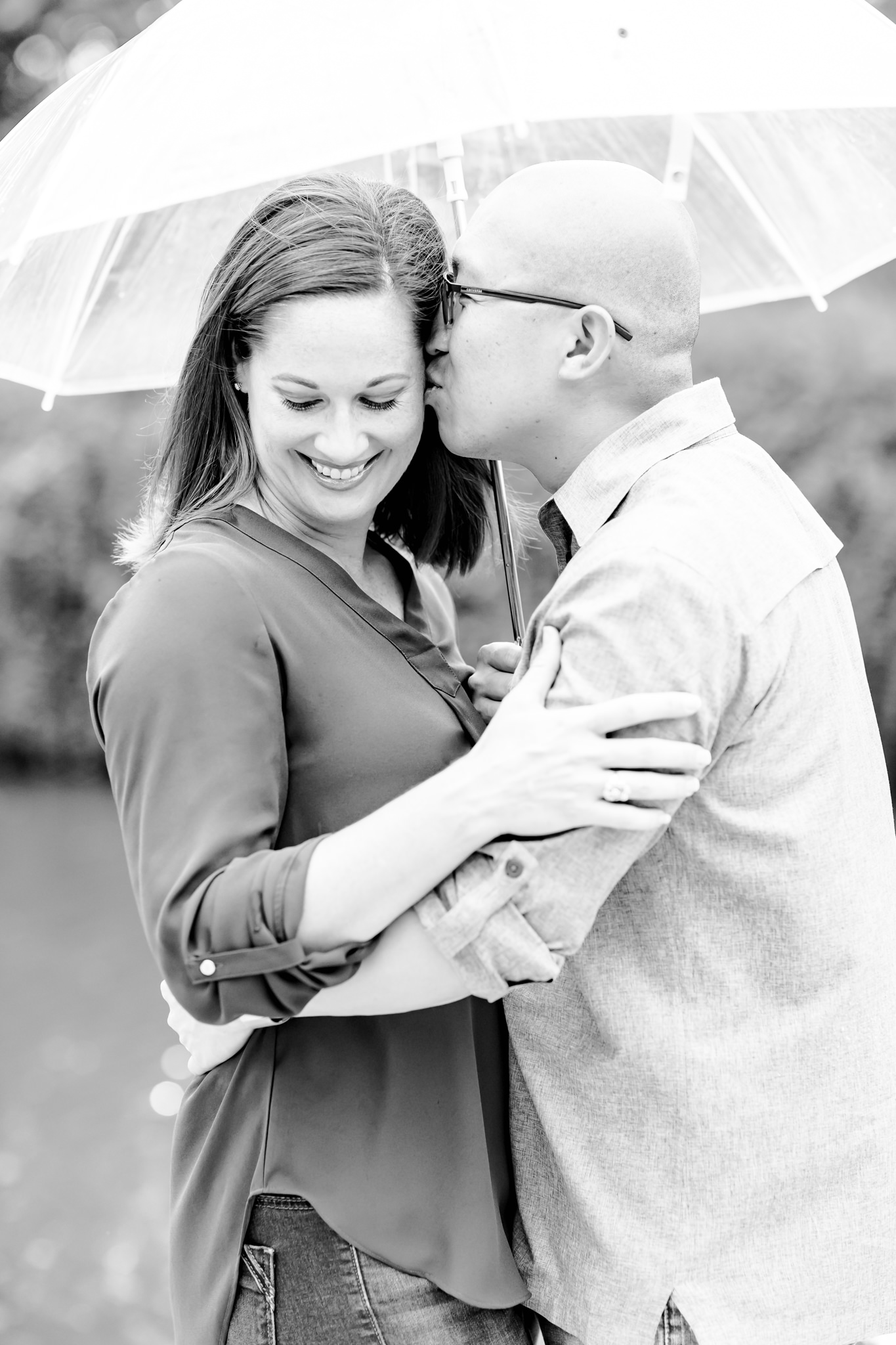 A rainy engagement session at The Pearl in San Antonio, TX by Dawn Elizabeth Studios, San Antonio Wedding Photographer & Portrait Photographer