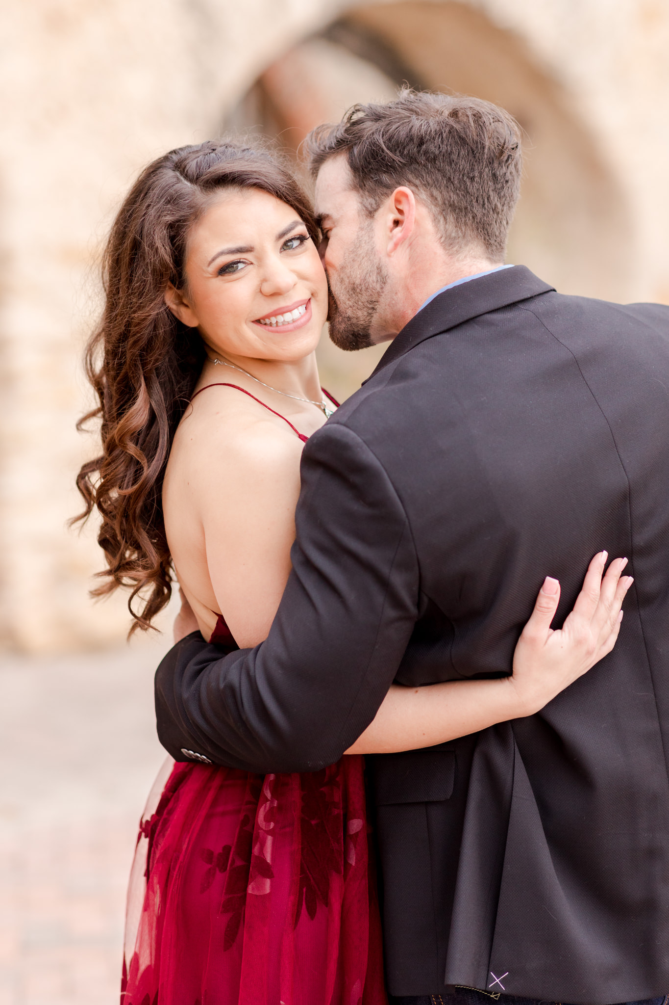 An Engagement Session at Mission San Jose in San Antonio, TX by Dawn Elizabeth Studios, San Antonio Wedding Photographer
