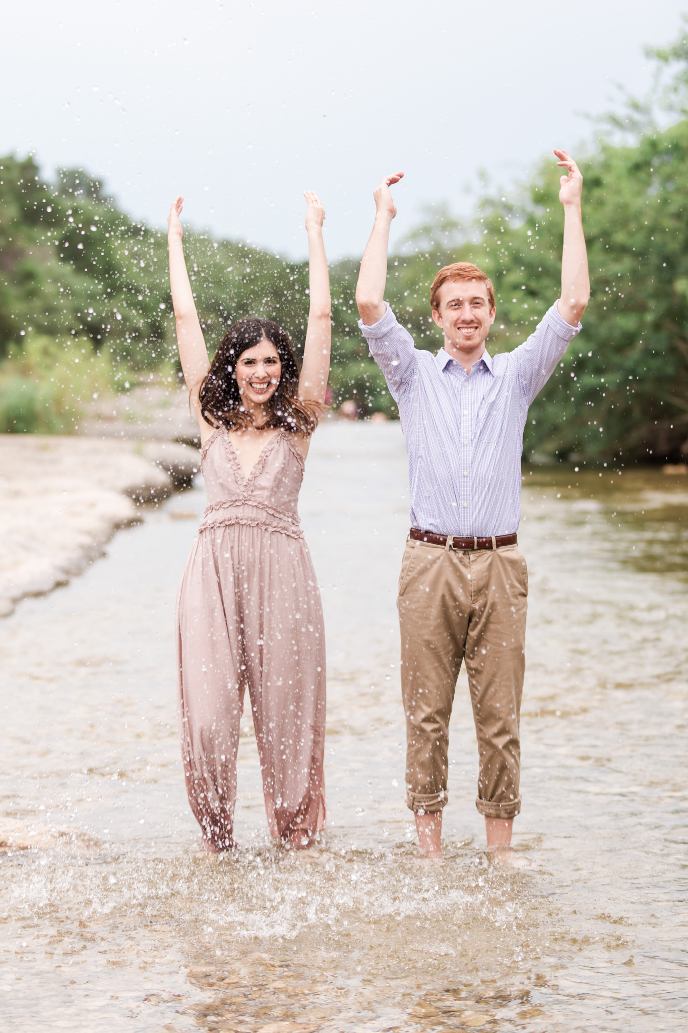 An Engagement Session at Bull Creek in Austin, TX by Dawn Elizabeth Studios, Austin Wedding Photographer