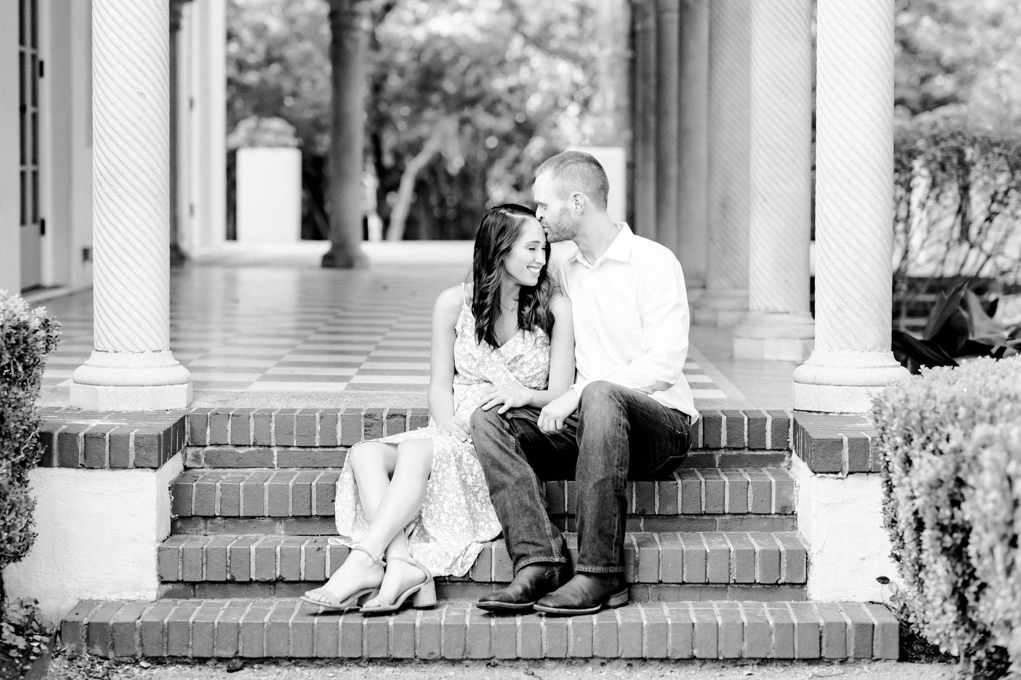 An Engagement Session at Landa Library in San Antonio, TX by Dawn Elizabeth Studios, San Antonio Wedding Photographer