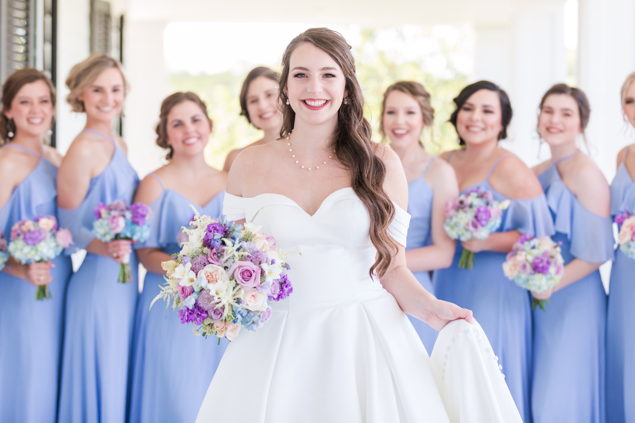 A Light Blue and Lavender Wedding at Kendall Point and Sacred Heart Chapel by Dawn Elizabeth Studios, San Antonio Wedding Photographer
