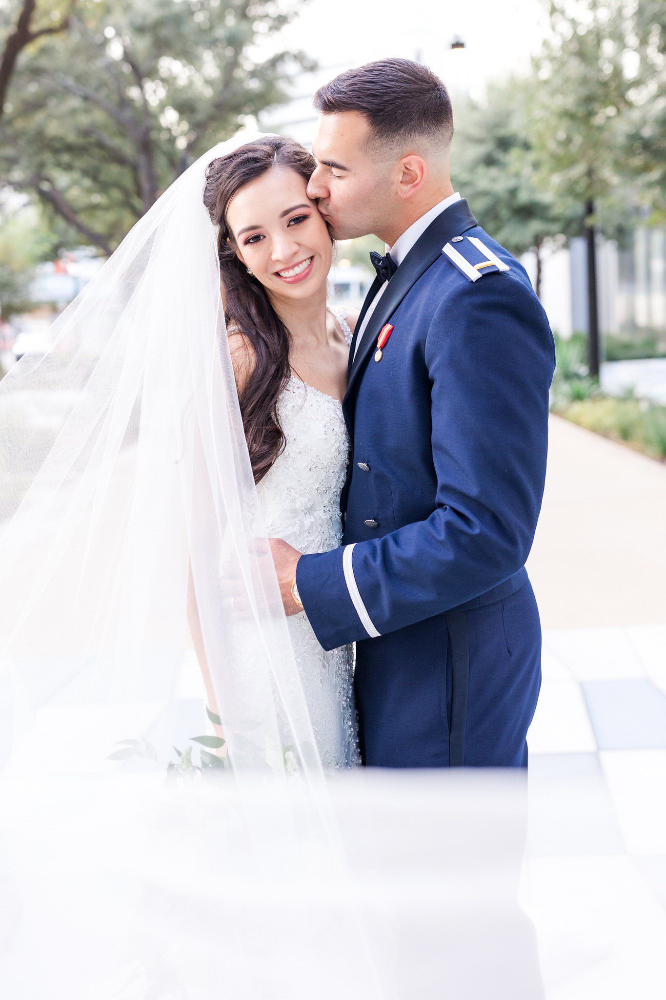 A Navy & Lavender Wedding at San Fernando Hall in San Antonio, TX by Dawn Elizabeth Studios, San Antonio Wedding Photographer
