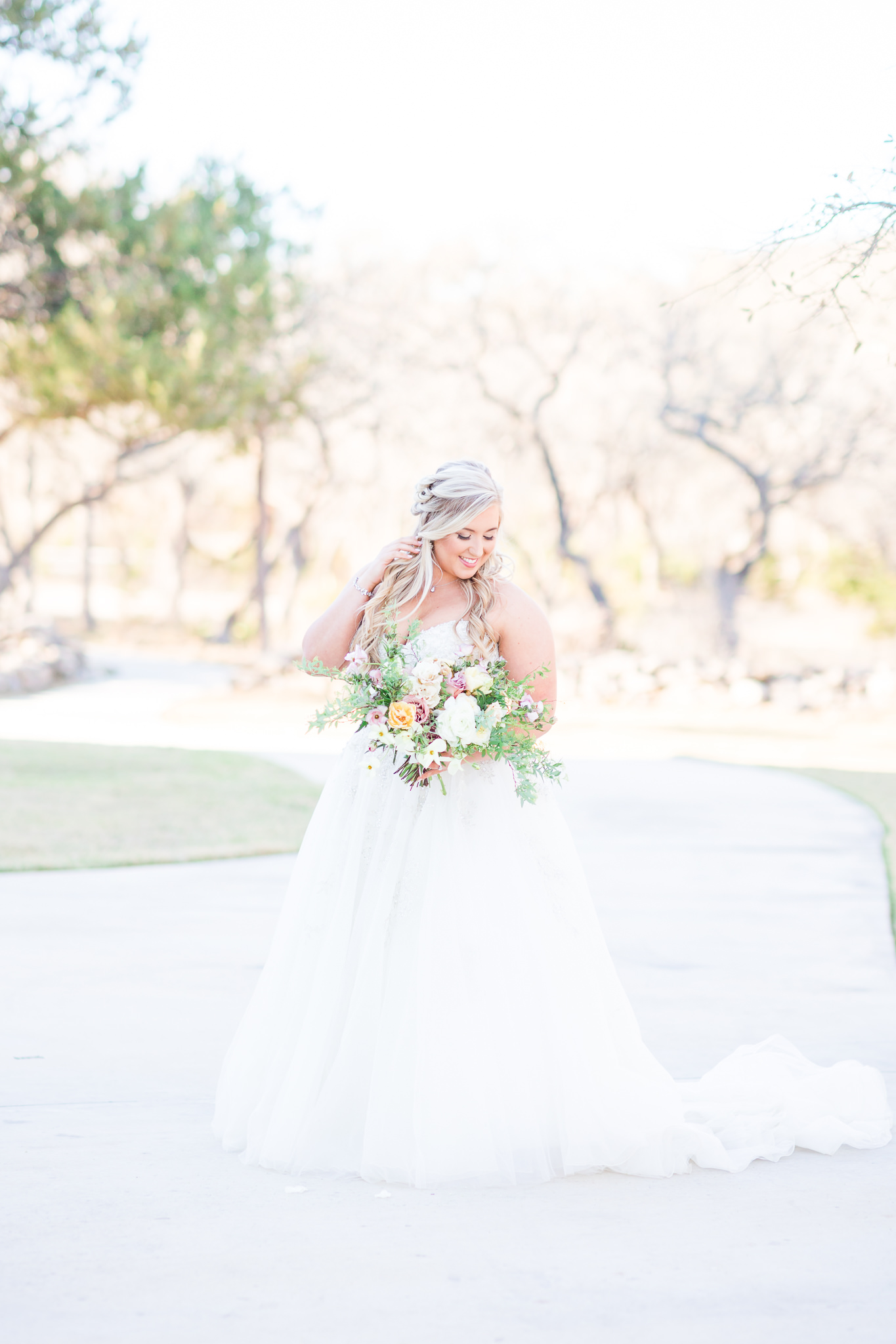 Bridal Session at Firefly Farm in Wimberley, TX by Dawn Elizabeth Studios, San Antonio Wedding Photographer