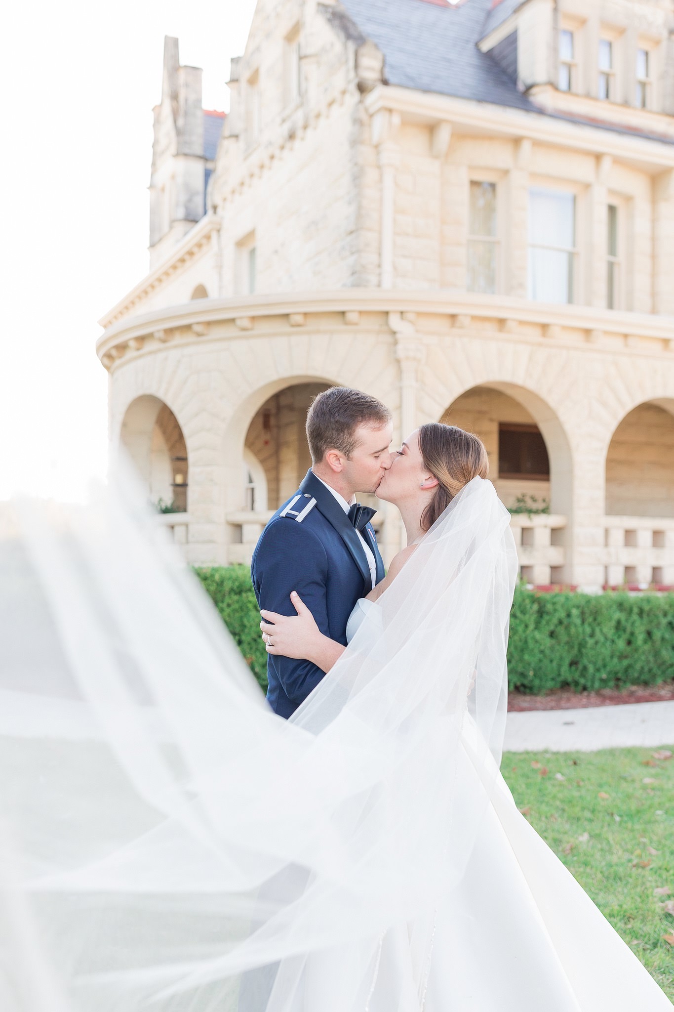 A blue and yellow Wedding at St. Pius Church & The Lambermont by Dawn Elizabeth Studios, San Antonio Wedding Photographer