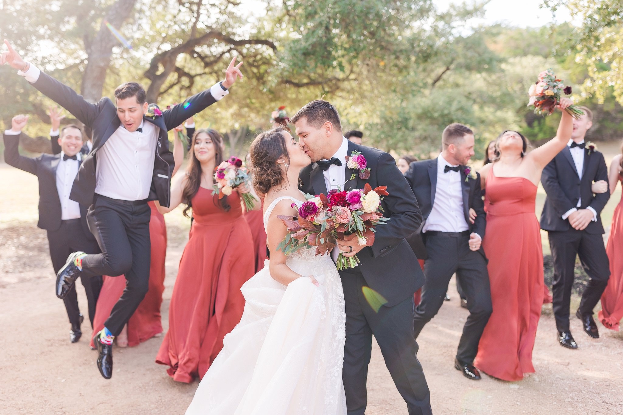 A Rust & Mocha Wedding at St. Josephs Honeycreek and Kendall Point in Boerne, TX by Dawn Elizabeth Studios, San Antonio Wedding Photographer